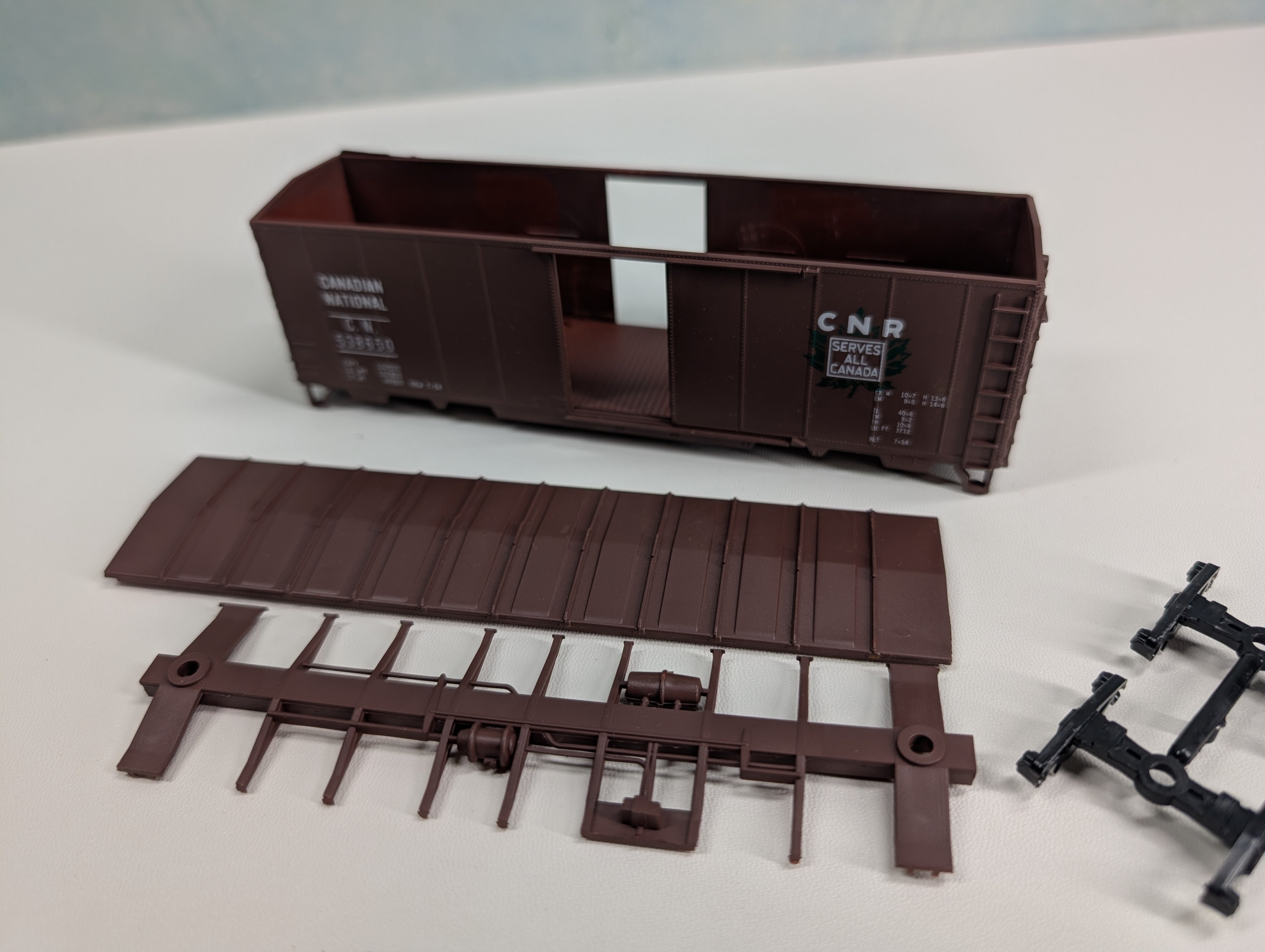 Front Range Products HO Scale 40' Box Car Canadian National CN #538650 KIT