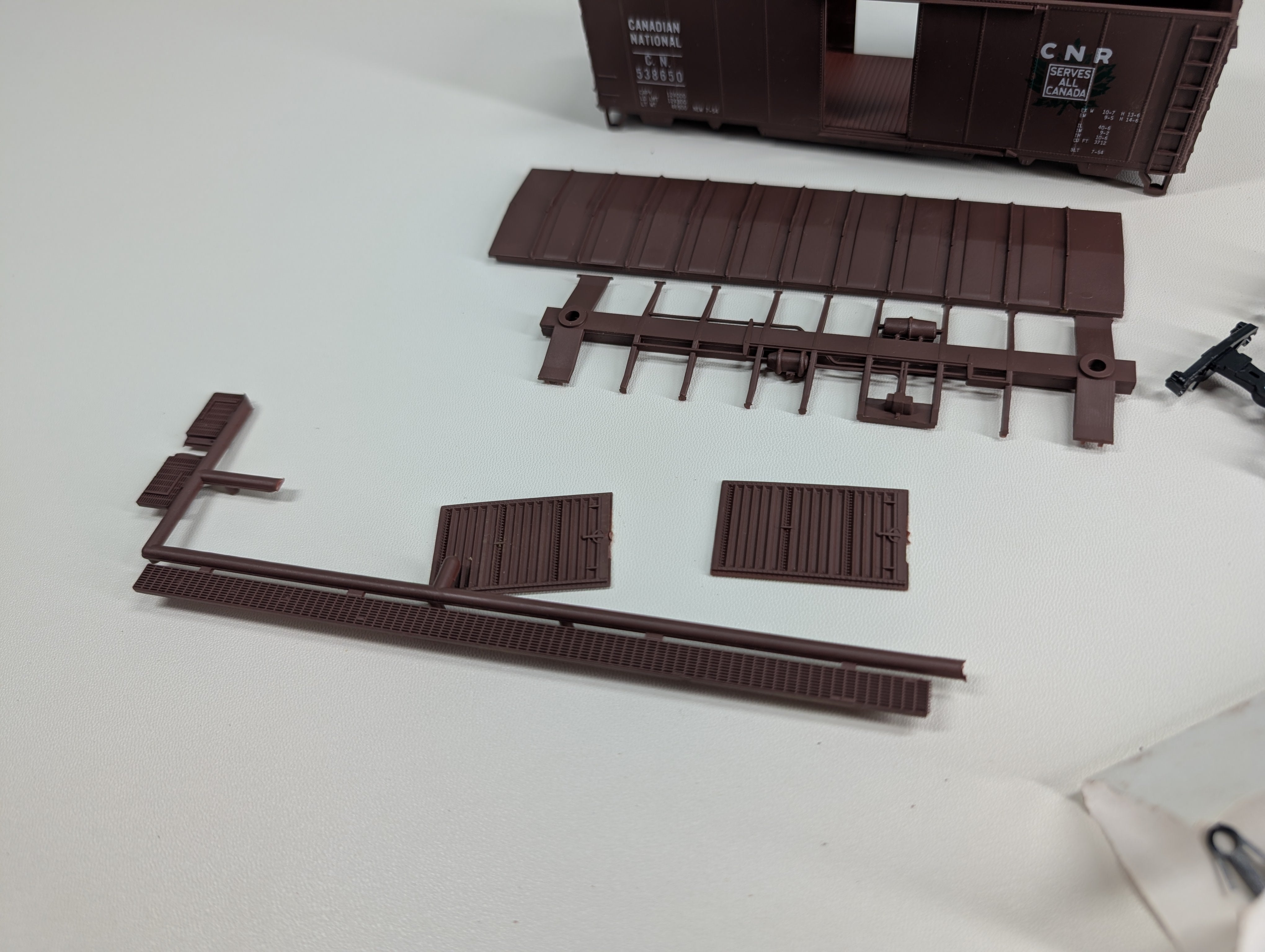 Front Range Products HO Scale 40' Box Car Canadian National CN #538650 KIT