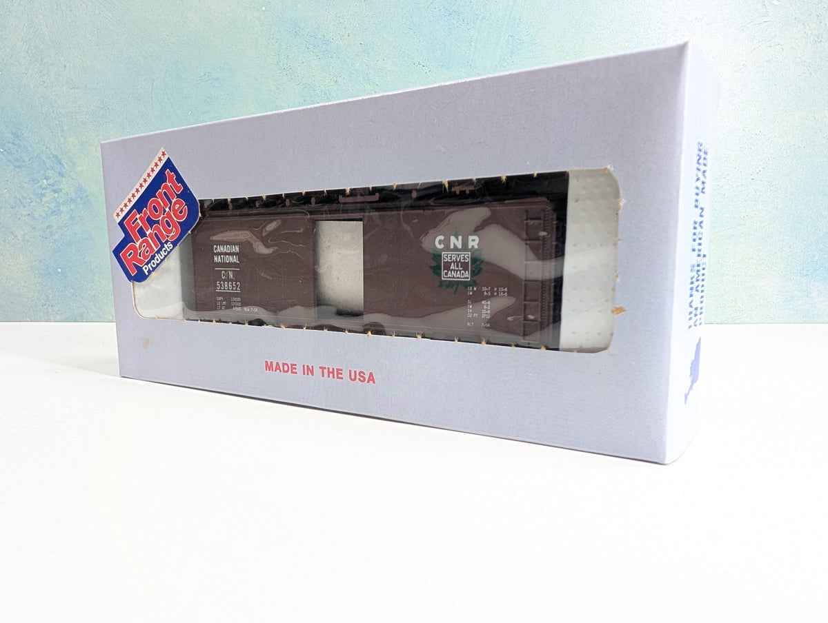Front Range Products HO Scale 40' Box Car Canadian National CN #538652 KIT