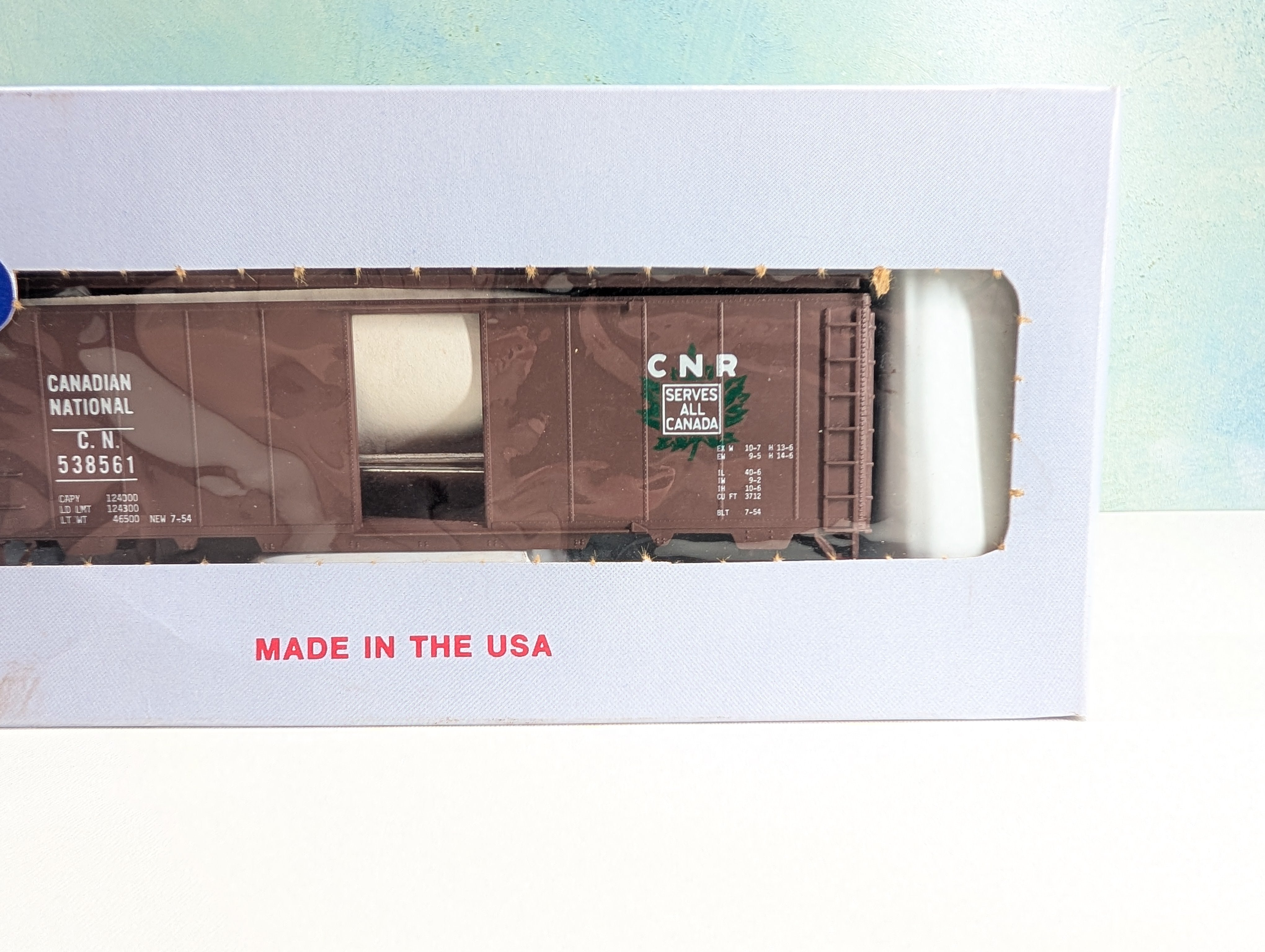 Front Range Products HO Scale 40' Box Car Canadian National CN #538561 KIT