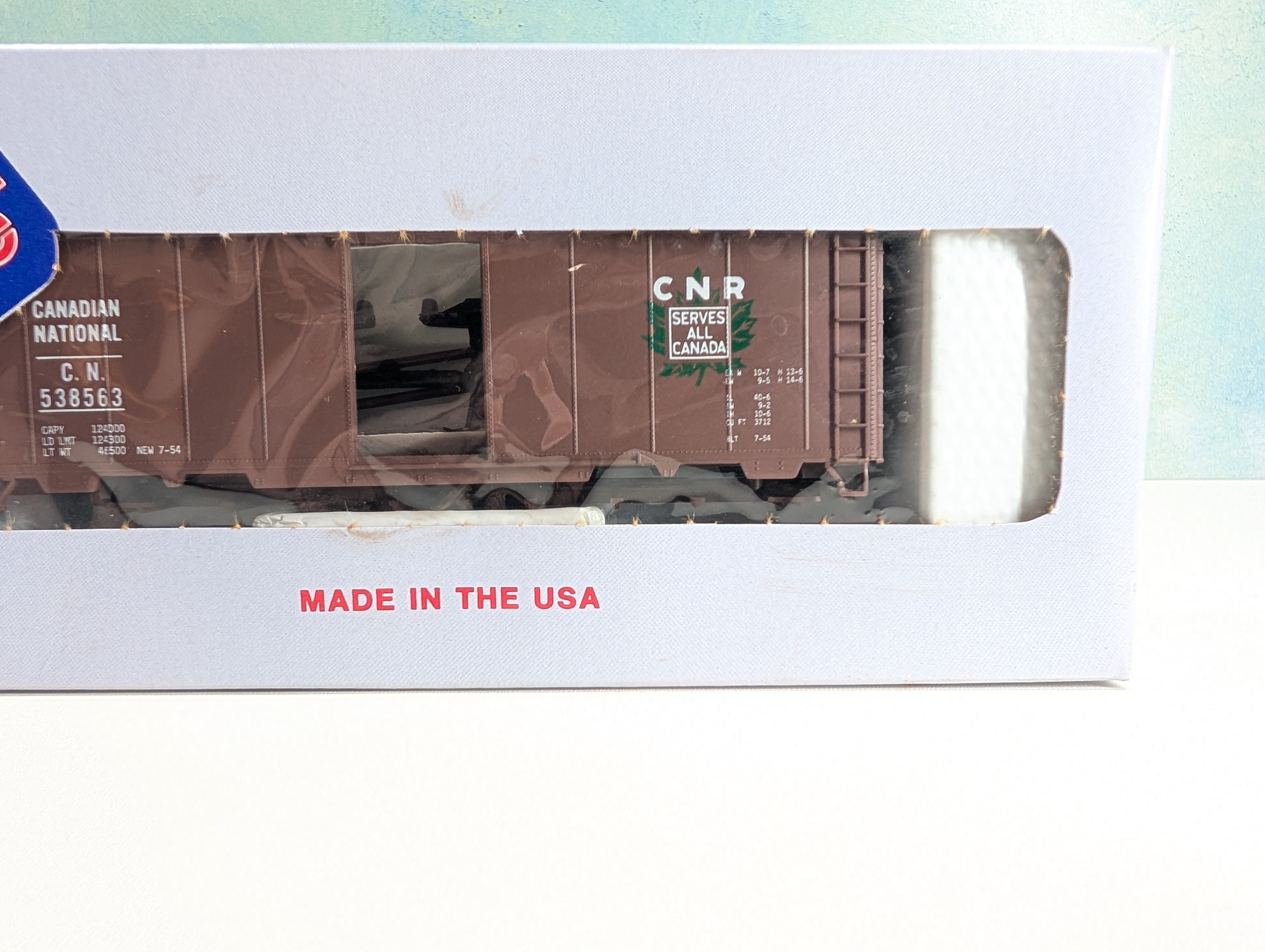 Front Range Products HO Scale 40' Box Car Canadian National CN #538563 KIT