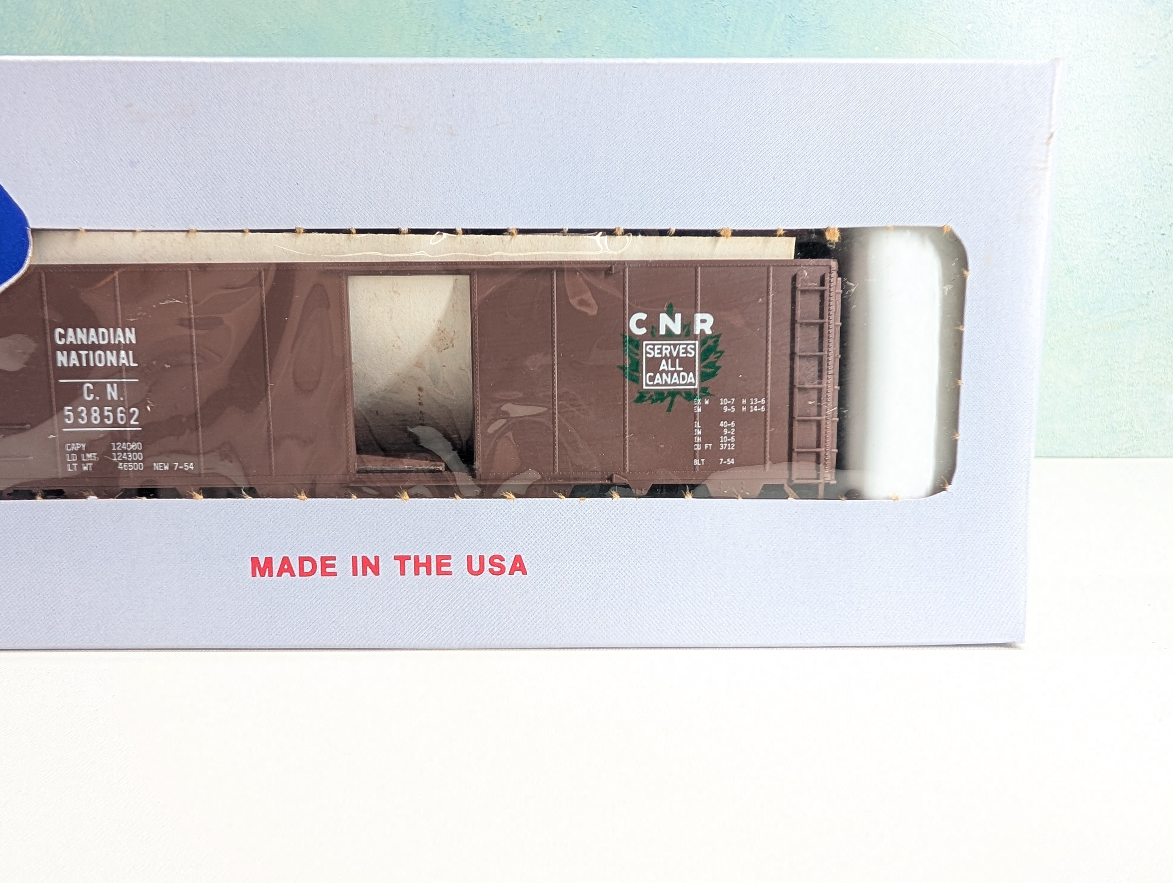Front Range Products HO Scale 40' Box Car Canadian National CN #538562 KIT