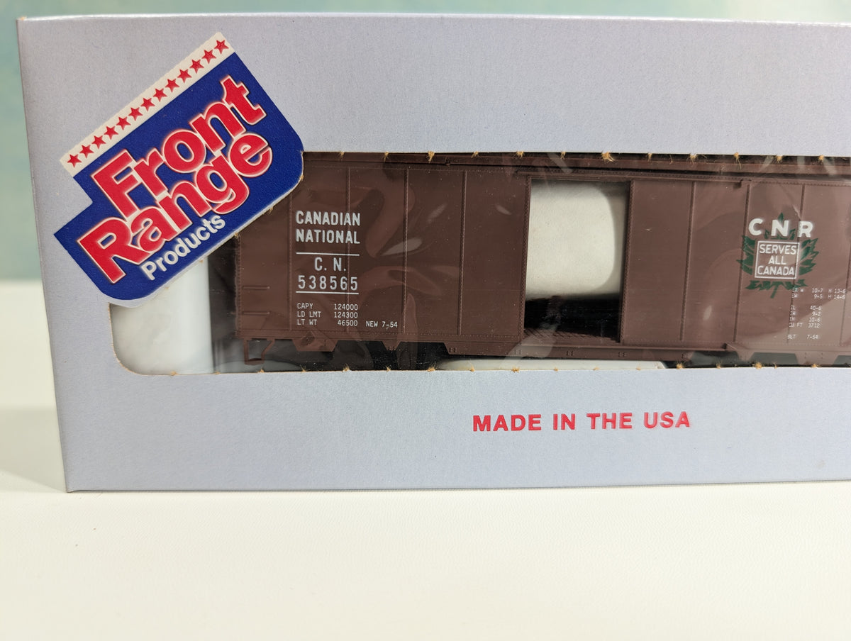 Front Range Products HO Scale 40' Box Car Canadian National CN #538565 KIT