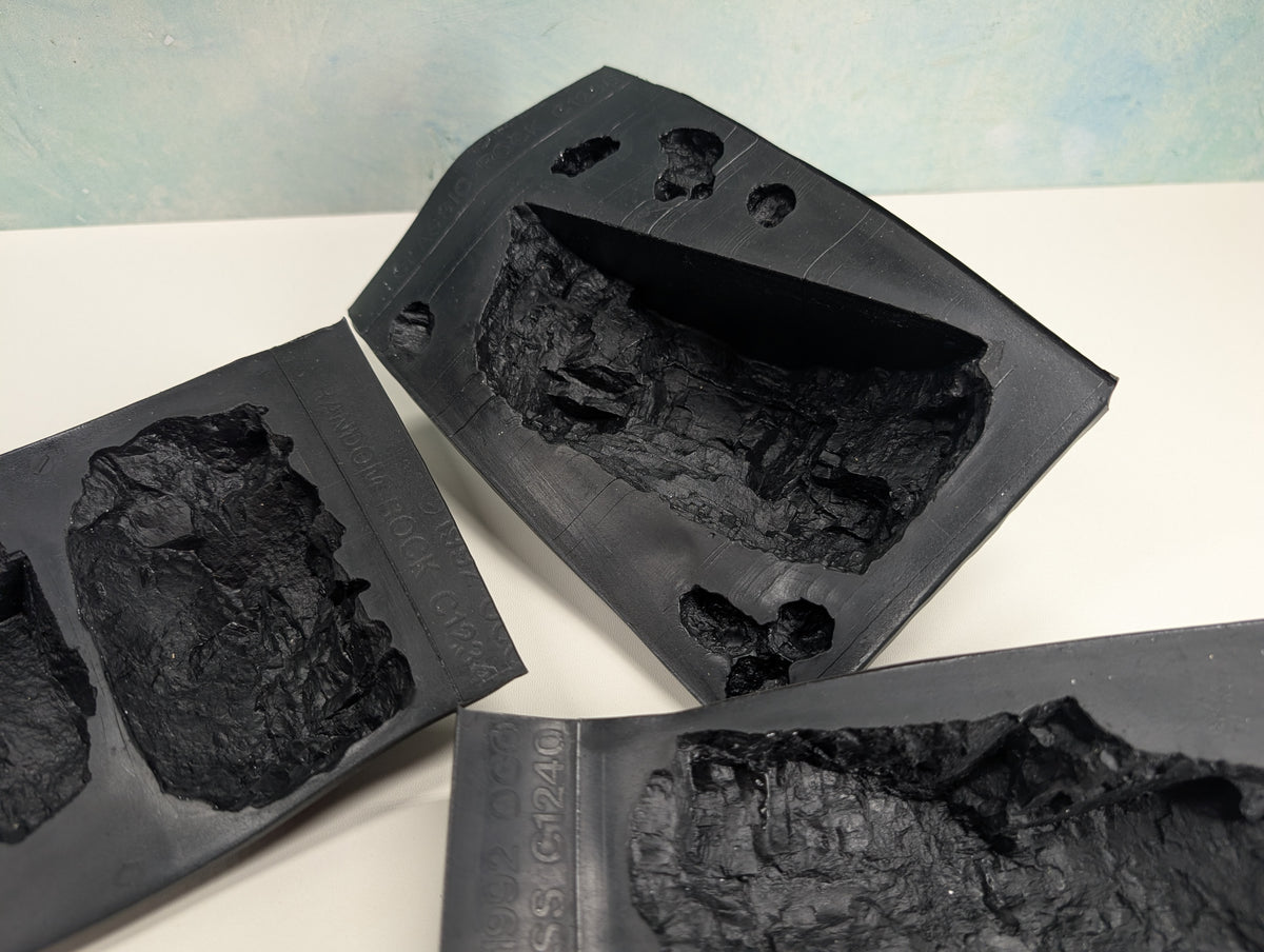USED Woodland Scenics Multi Scale Lot of 4 Rock Molds