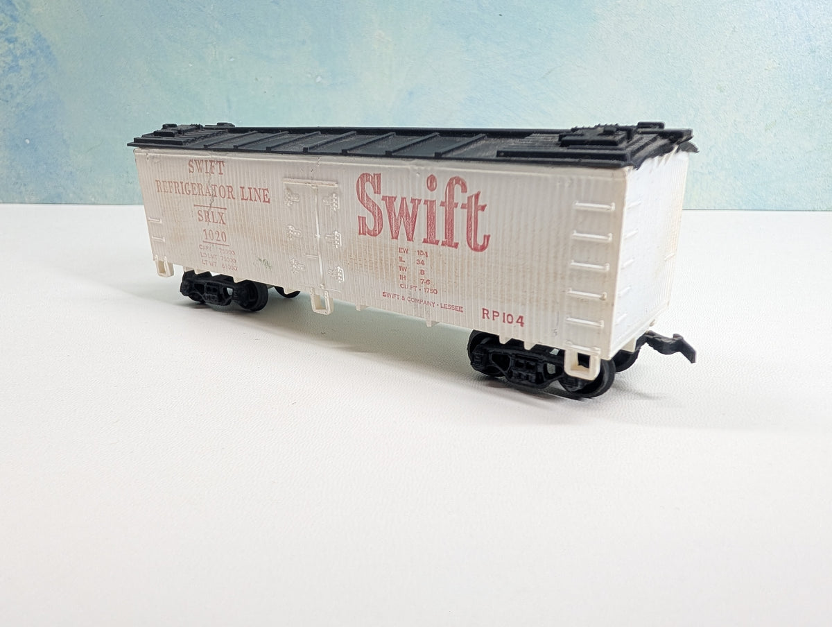 USED HO Scale Reefer Swift Refrigerator Line SRLX #1020