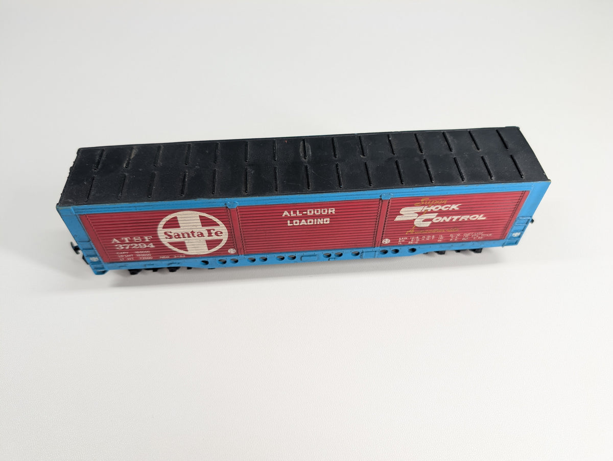 USED Bachmann HO Scale All Door Box Car Santa Fe ATSF #37294