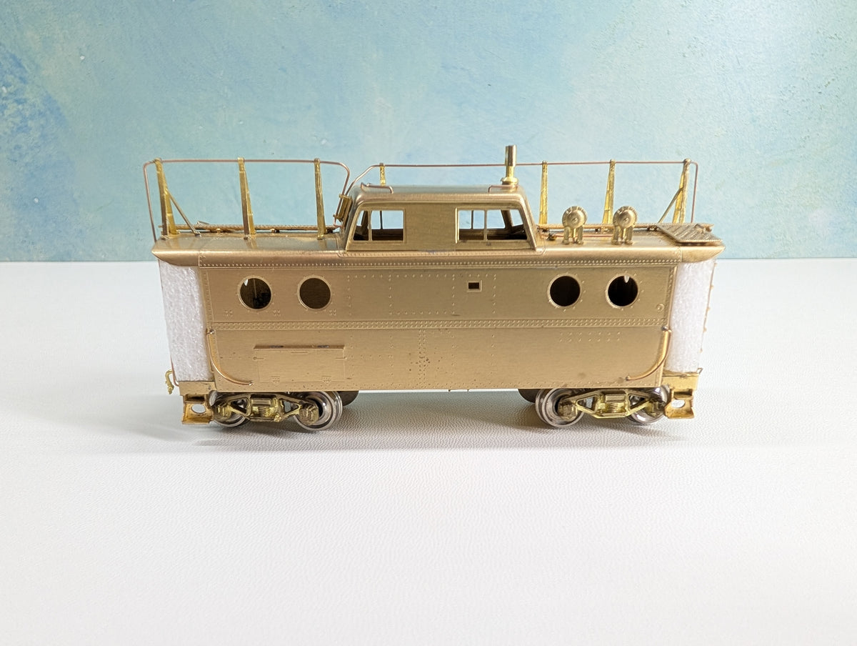 USED Alpha Models HO Scale PRR N-5C Brass Caboose w/ Antenna, Trainphone