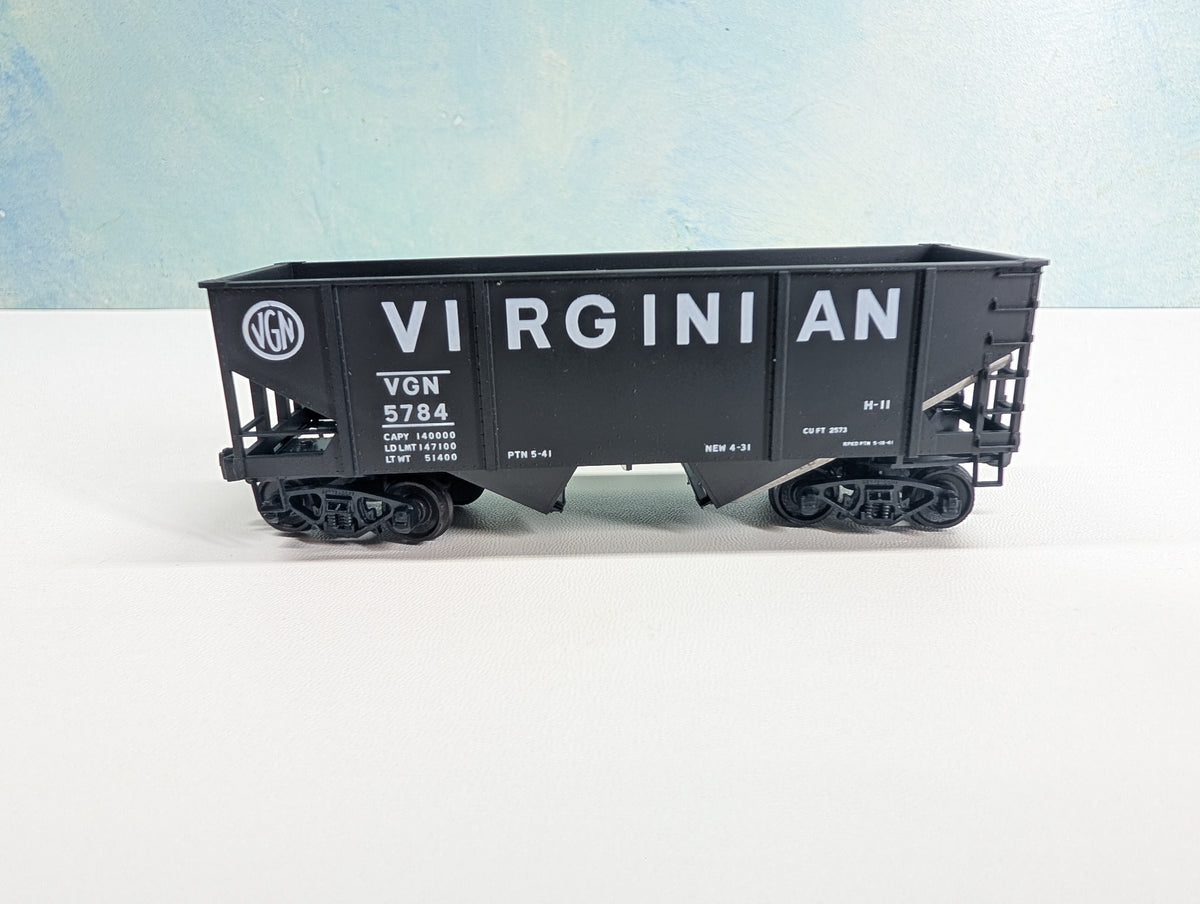 USED Accurail HO Scale 2 Bay Hopper Virginian VGN #5784