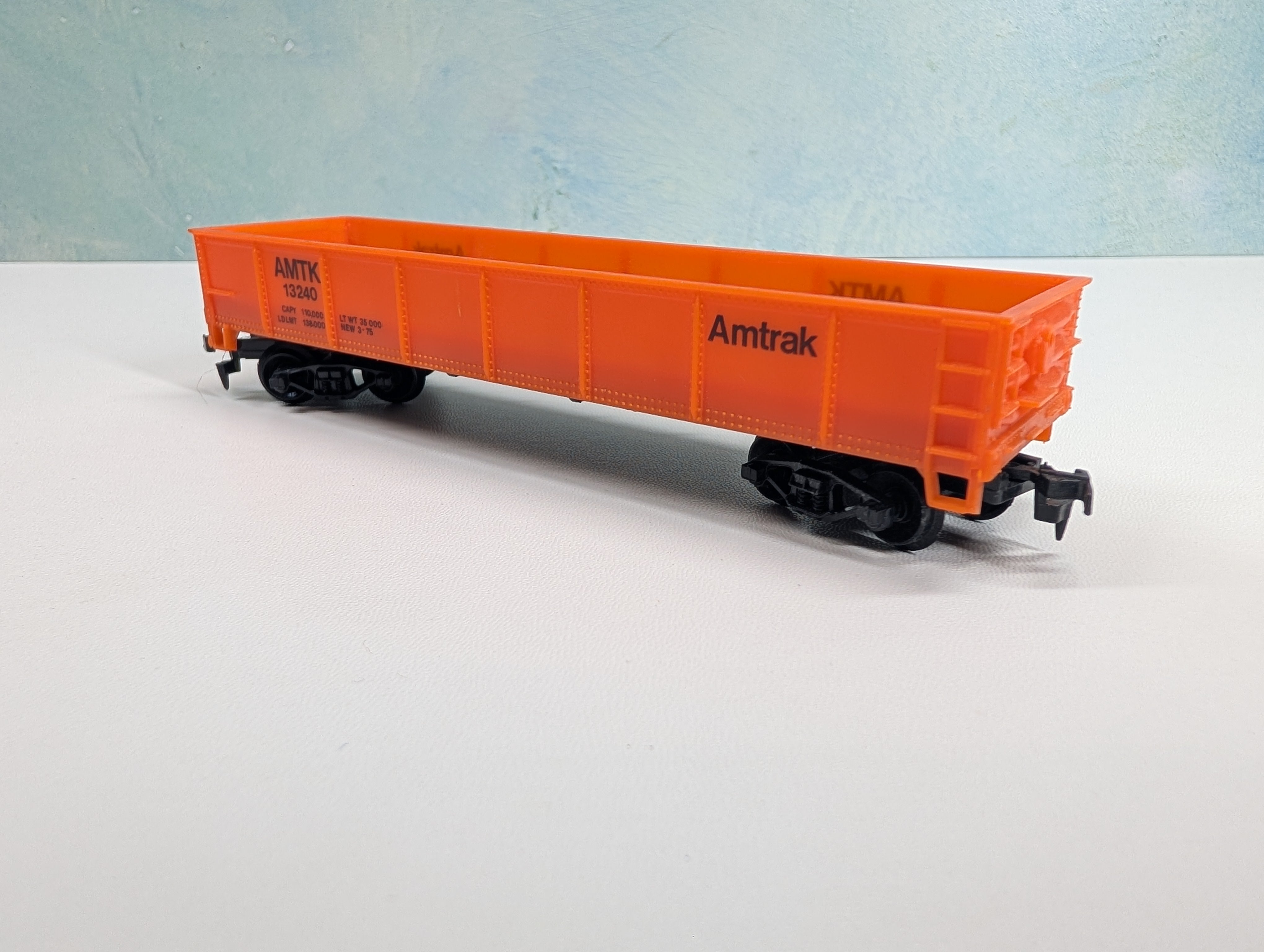 USED Life-Like HO Scale Gondola Amtrak AMTK #13240