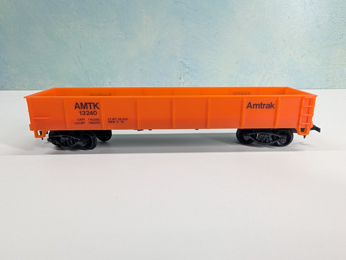 USED Life-Like HO Scale Gondola Amtrak AMTK #13240