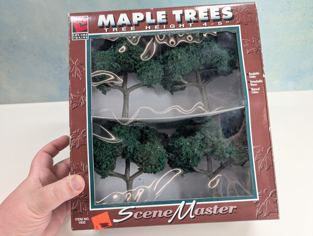 Life-Like 1932 Multi Scale Maple Trees (4-5") (4 pcs)
