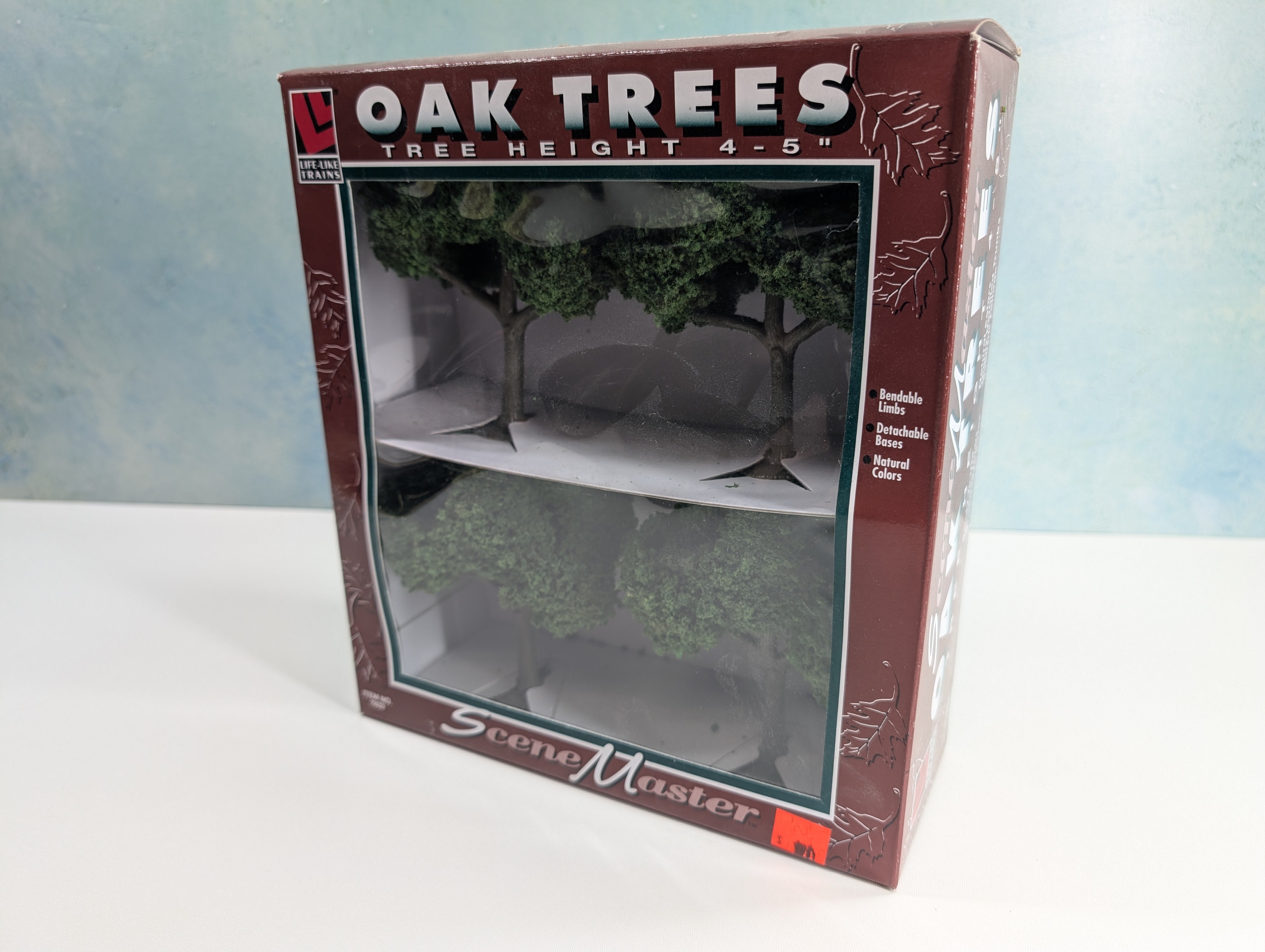 Life-Like 1933 Multi Scale Oak Trees (4-5") (4 pcs)