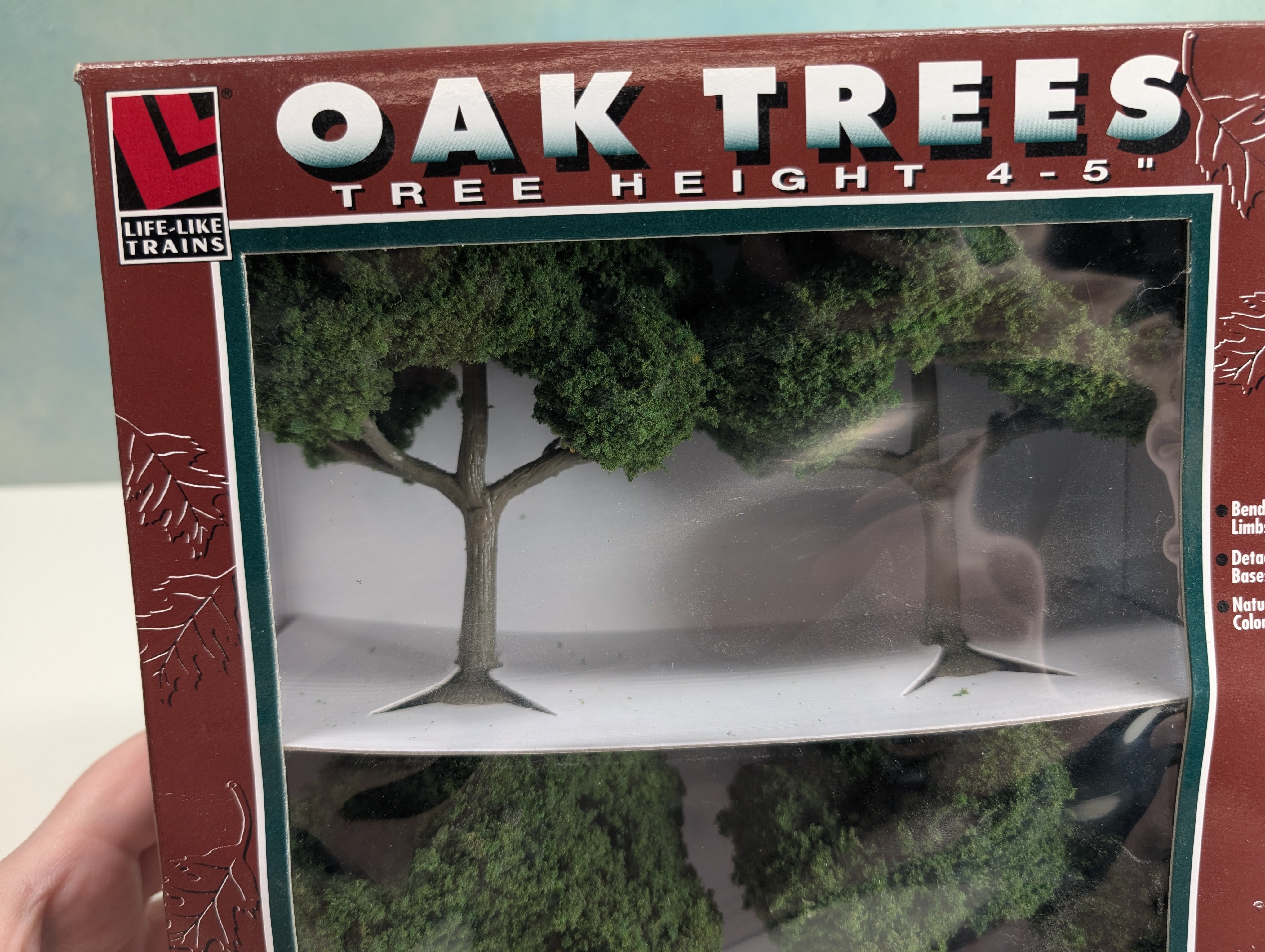 Life-Like 1933 Multi Scale Oak Trees (4-5") (4 pcs)