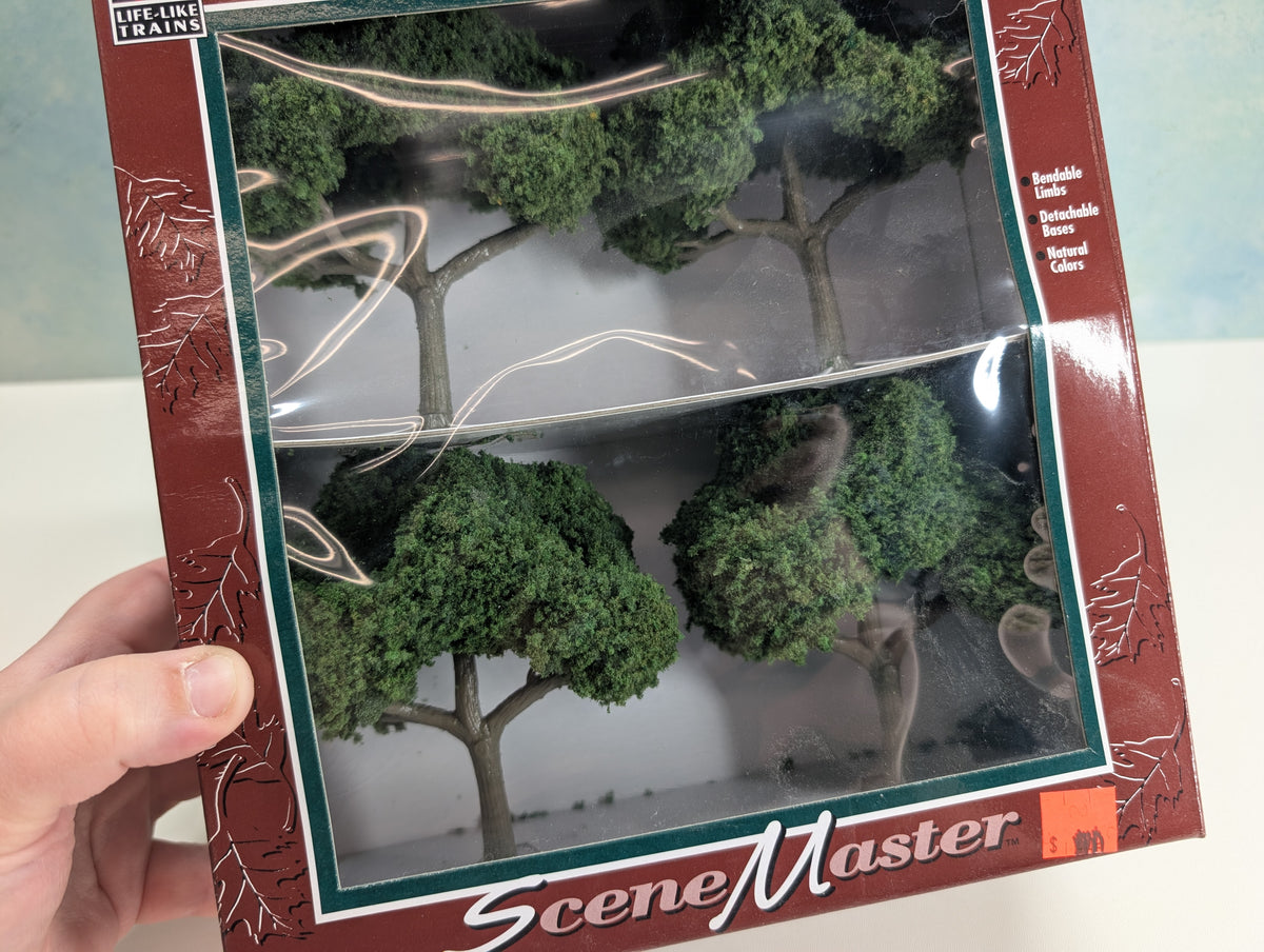 Life-Like 1933 Multi Scale Oak Trees (4-5") (4 pcs)