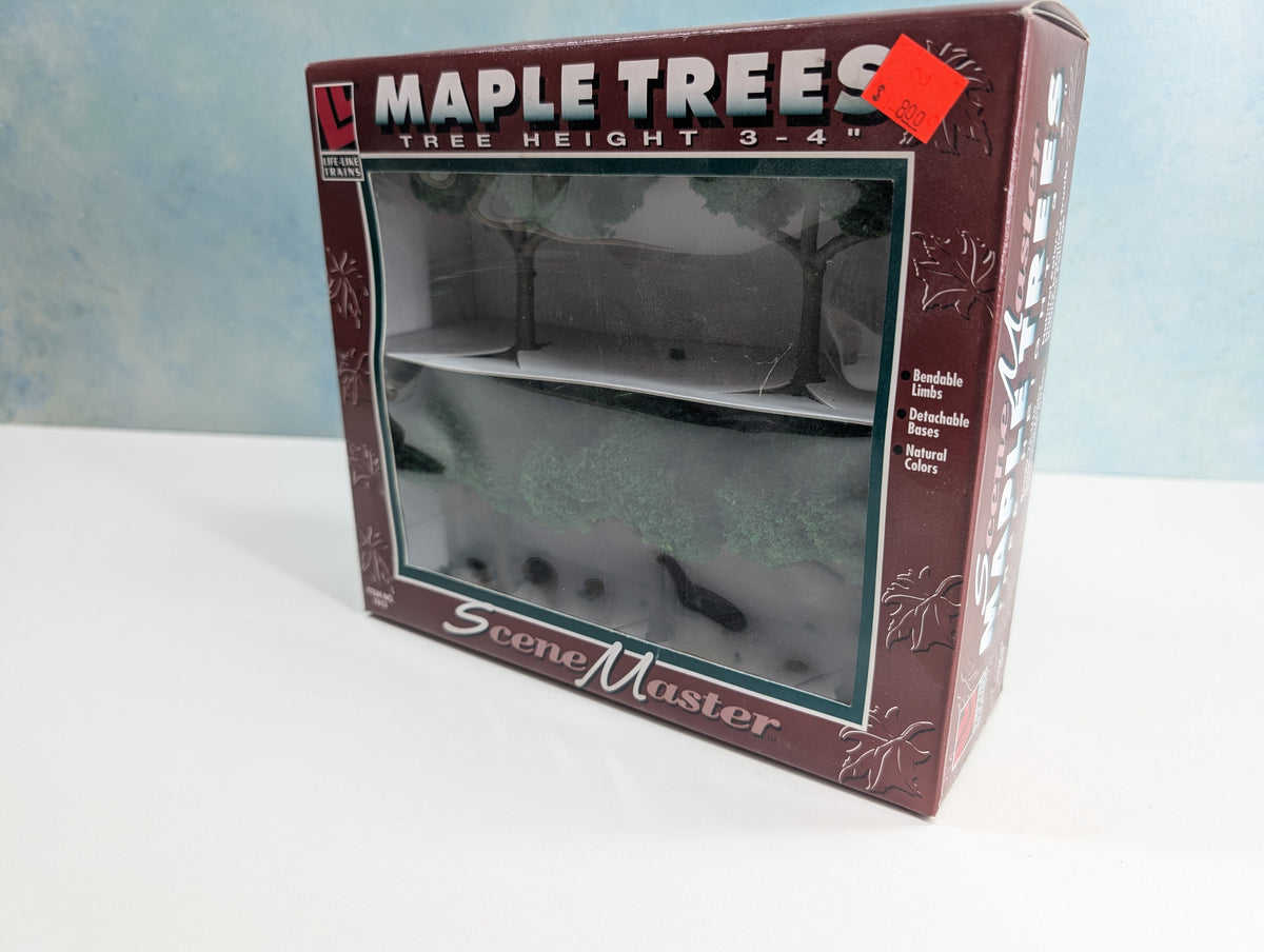 Life-Like 1913 Multi Scale Maple Trees (3-4") (5 pcs)