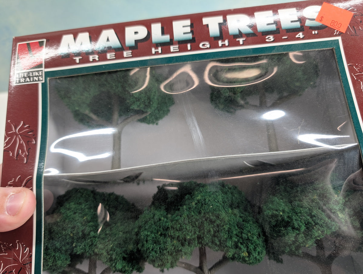 Life-Like 1913 Multi Scale Maple Trees (3-4") (5 pcs)