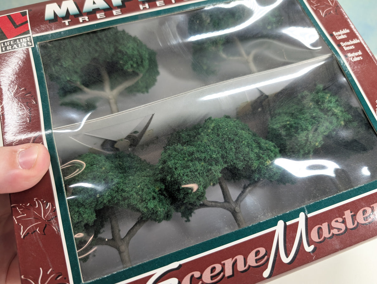 Life-Like 1913 Multi Scale Maple Trees (3-4") (5 pcs)