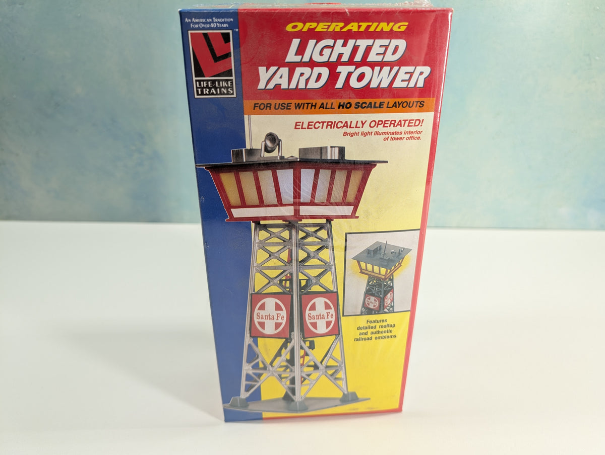 Life-Like 8208 HO Scale Operating Lighted Yard Tower Sealed KIT