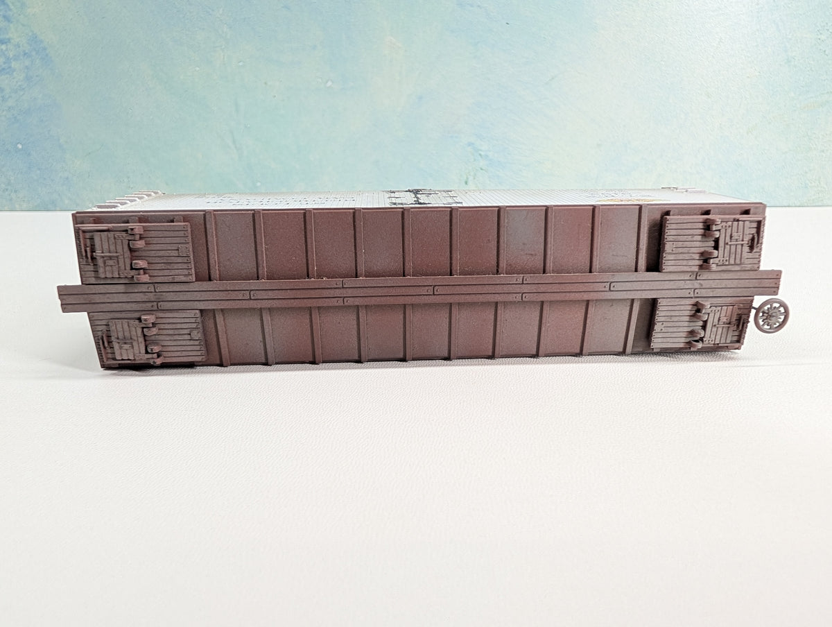 USED TRAIN MINIATURE HO Scale Weathered Wood Reefer St. Louis Refrigerator Car SLRX #3192