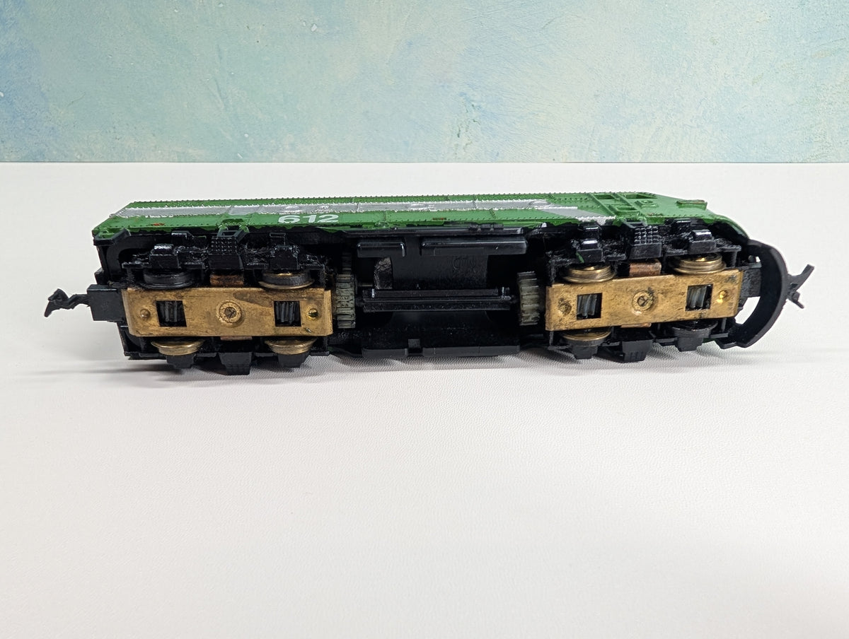 USED MARX HO Scale Diesel Locomotive Burlington Northern #612 Custom - Tested! DC