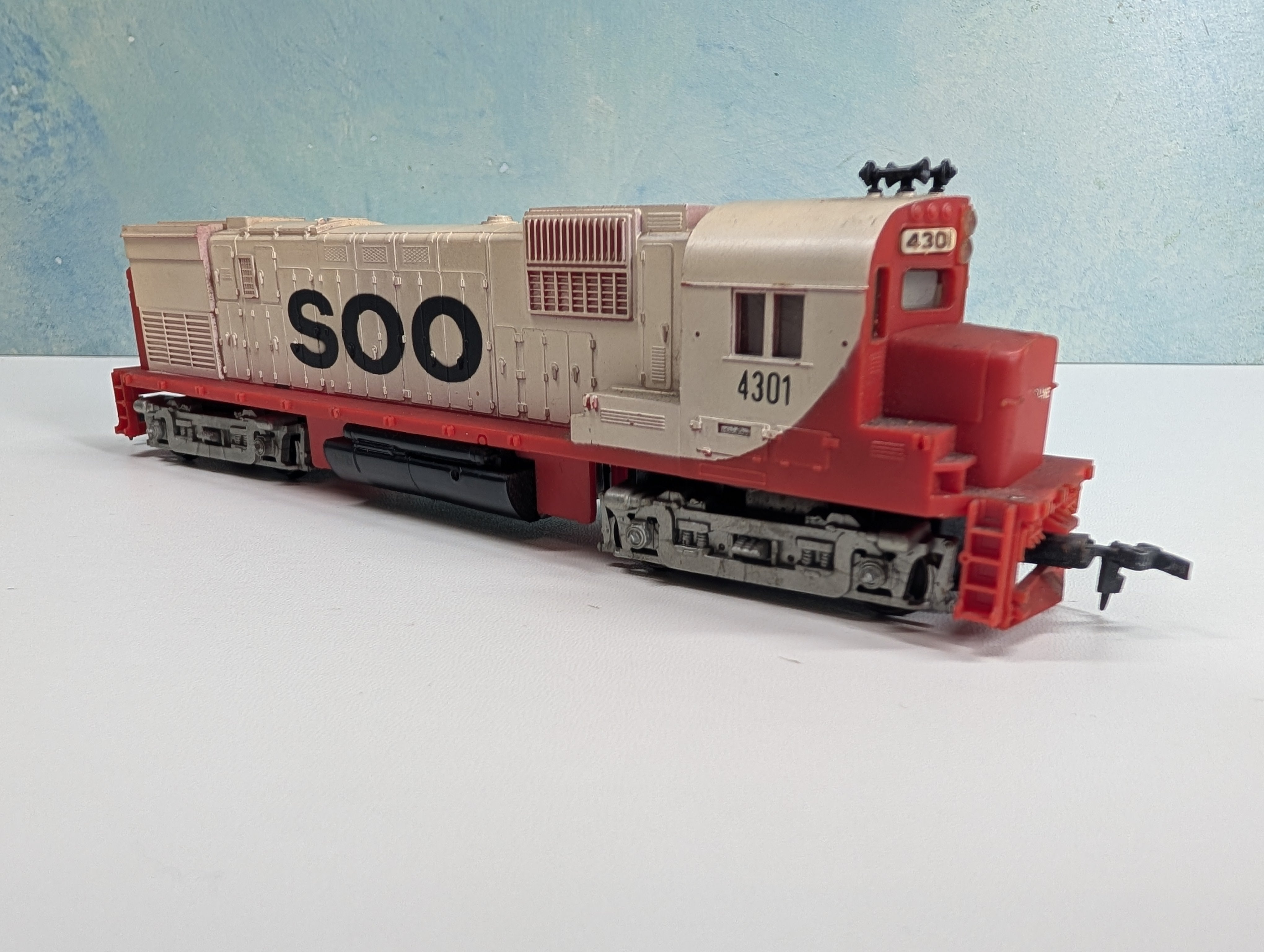 USED Mantua HO Scale Alco C430 Diesel Locomotive SOO Line #4301 Tested! DC