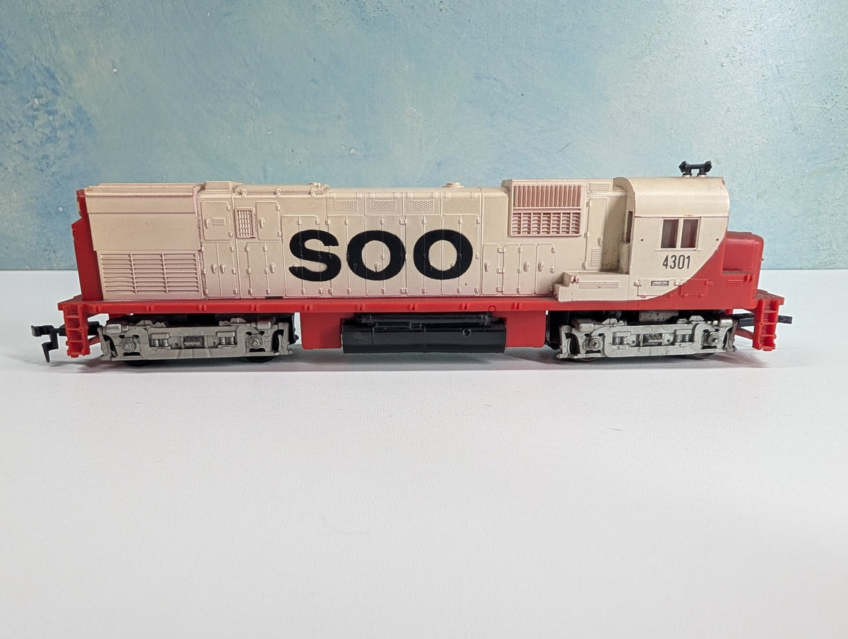 USED Mantua HO Scale Alco C430 Diesel Locomotive SOO Line #4301 Tested! DC