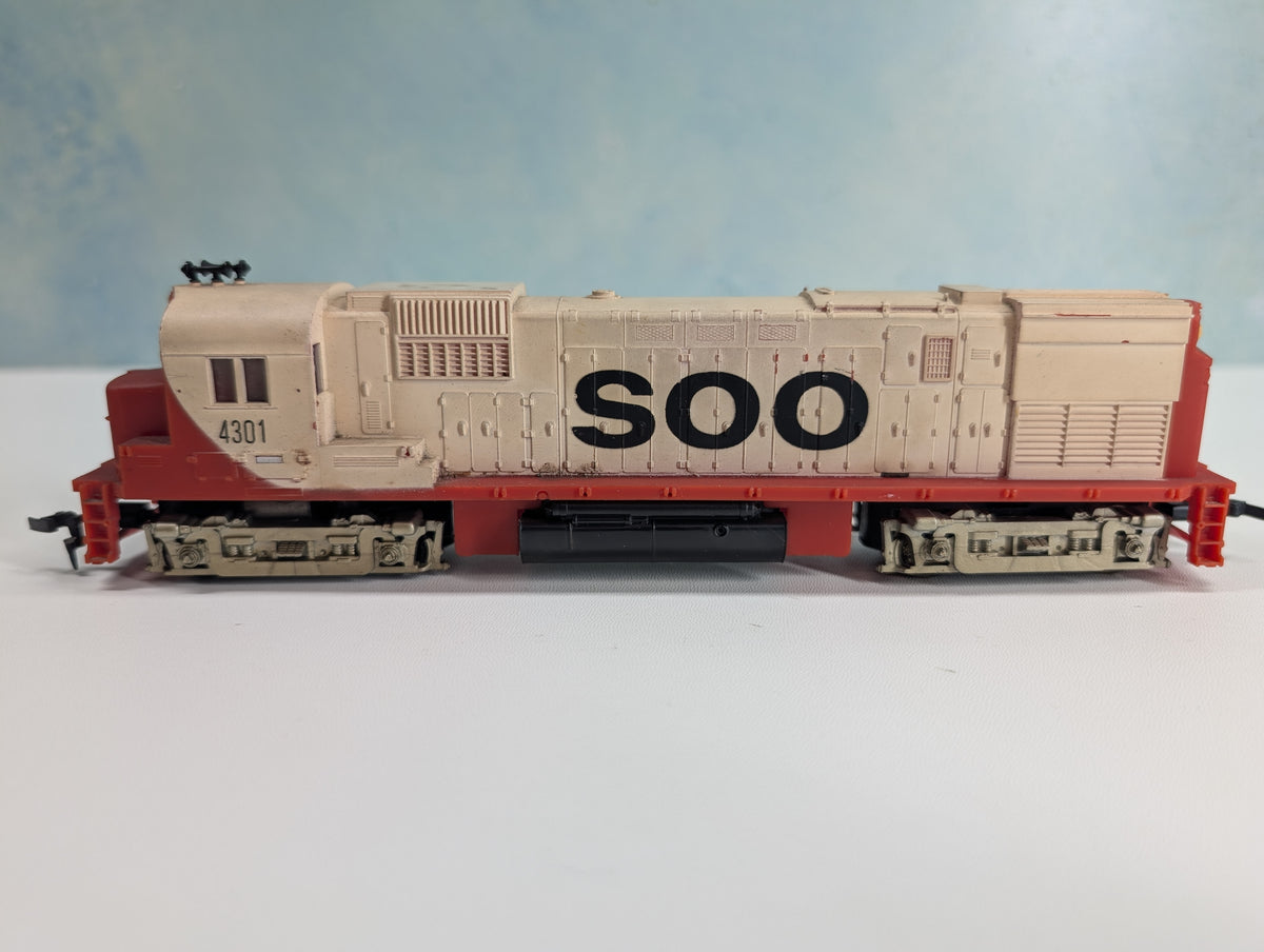 USED Mantua HO Scale Alco C430 Diesel Locomotive SOO Line #4301 Tested! DC