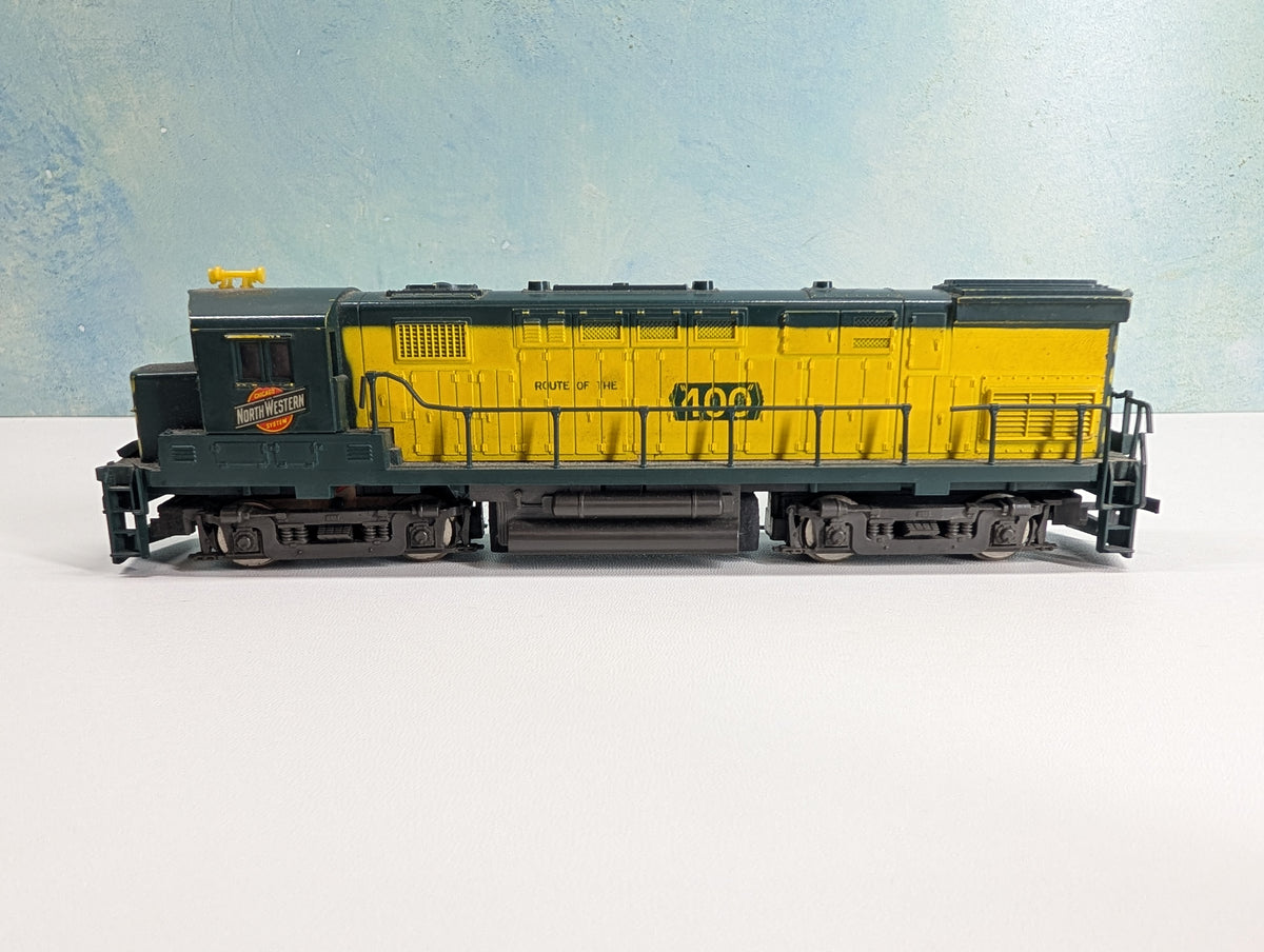 USED AHM HO Scale Alco Century 424 Diesel Locomotive Chicago & North Western Route of the 400 Tested! DC