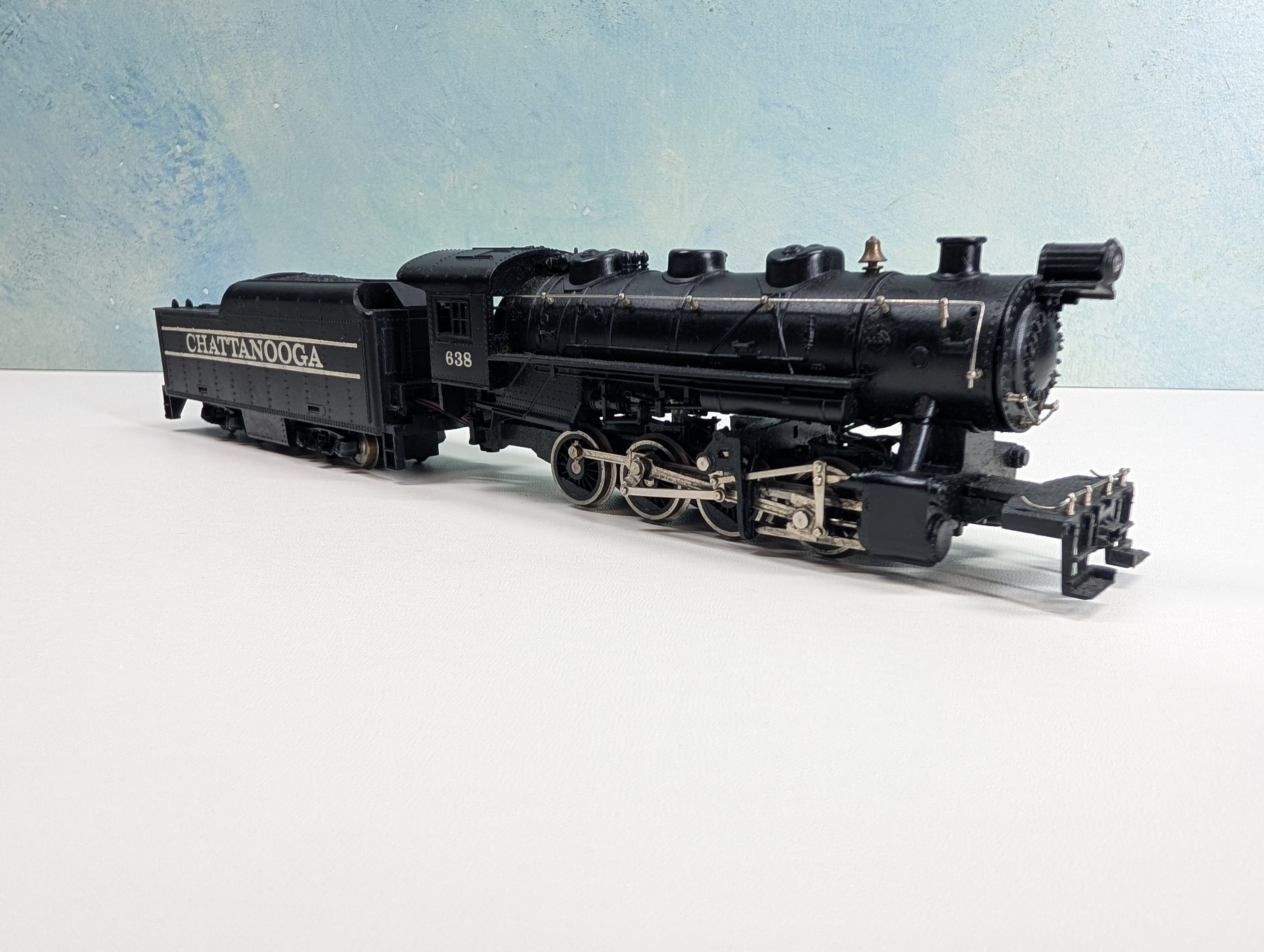 USED Tyco HO Scale 0-8-0 Steam Locomotive Chattanooga #638 Tested! DC