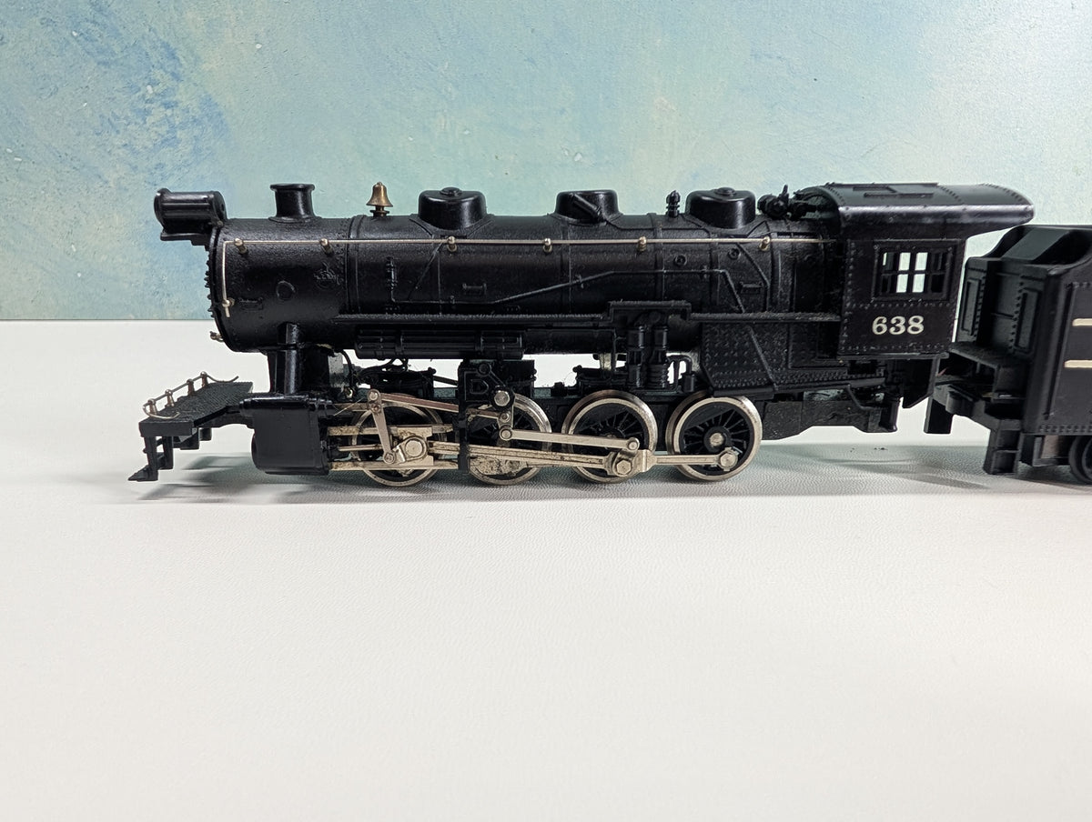 USED Tyco HO Scale 0-8-0 Steam Locomotive Chattanooga #638 Tested! DC
