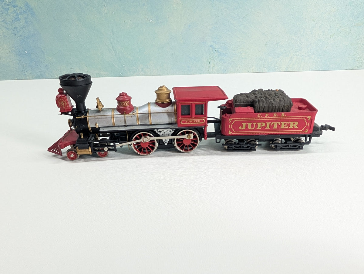 USED Bachmann HO Scale 4-4-0 Steam Engine w/ Tender Jupiter #60 Tested! DC