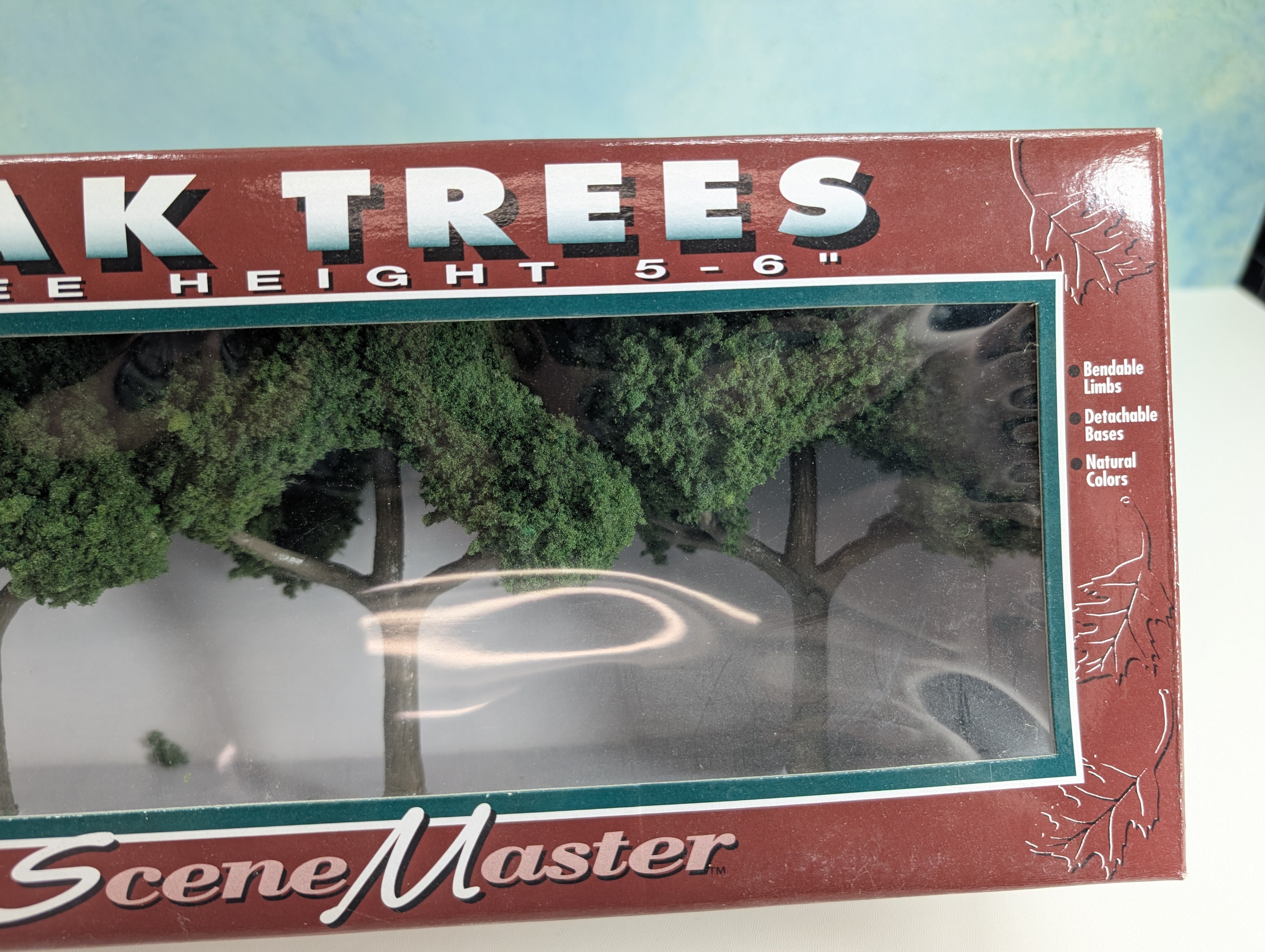 Life-Like 1957 MULTI Scale Oak Trees (4-6") (3pcs)