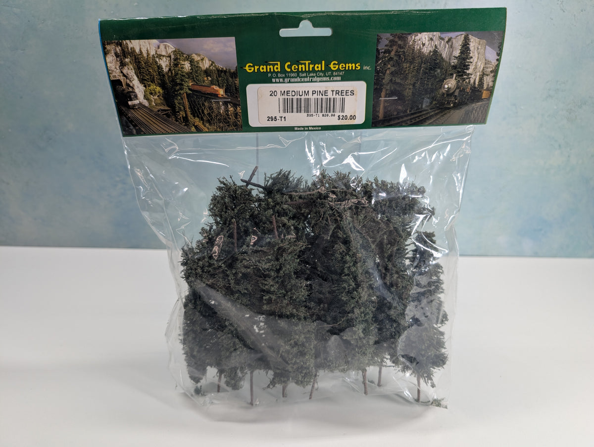 Grand Central Gems 295-T1 MULTI Scale 20 Medium Pine Trees