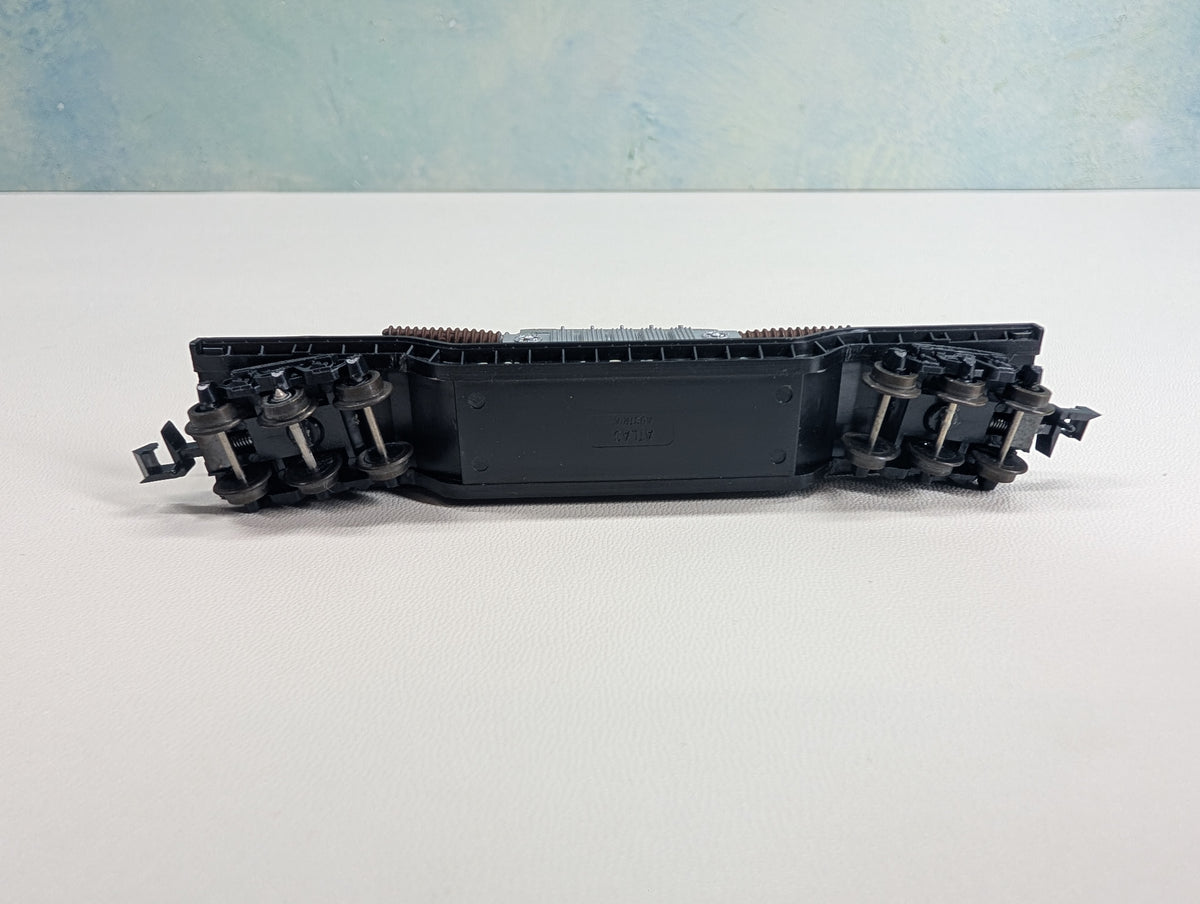 USED Atlas 2341 N Scale Center Depressed Flat Car w/ High Voltage Load Canadian National CN #137000