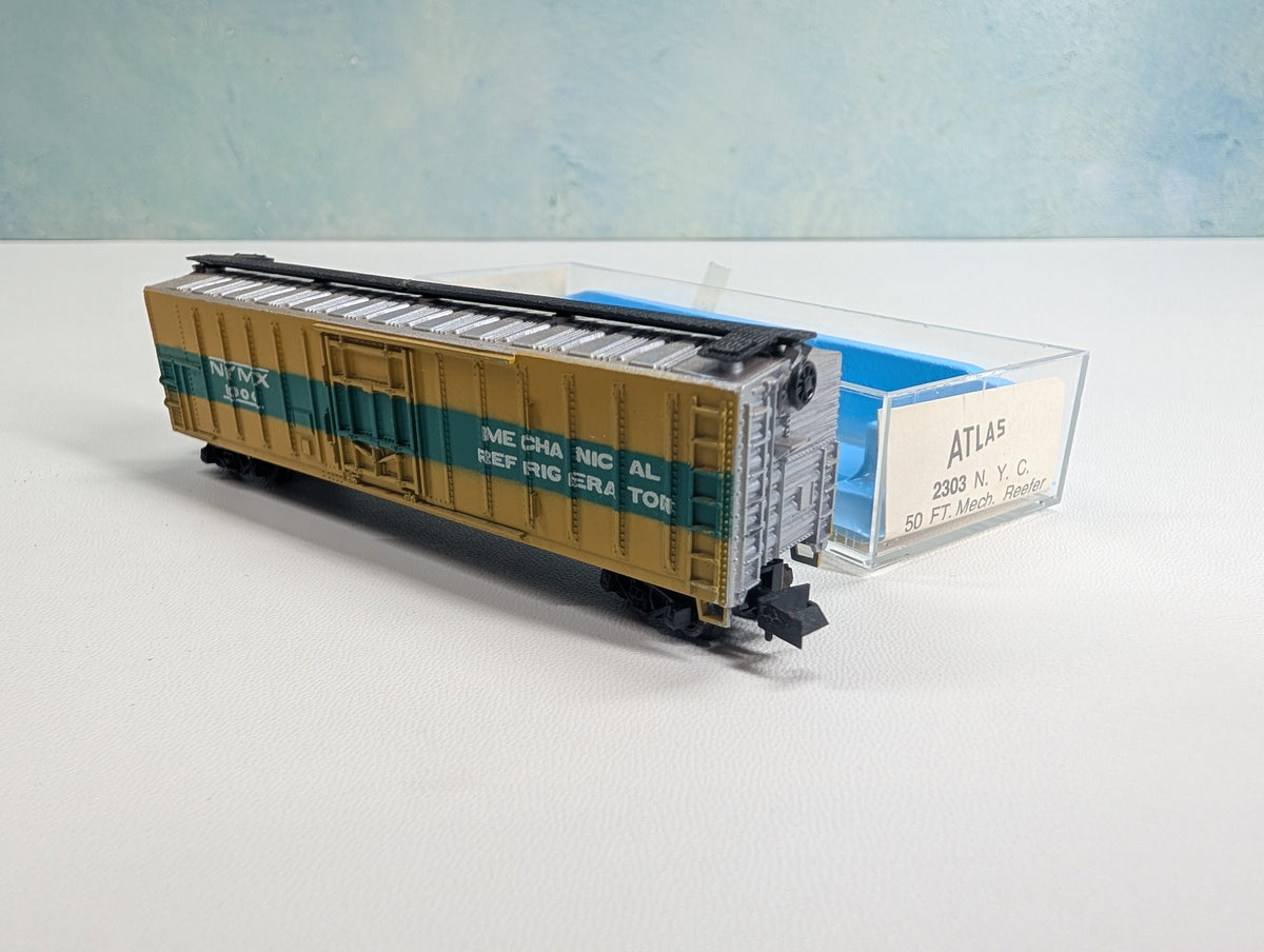 USED Atlas 2303 N Scale 50' Mechanical Reefer NYMX #1000