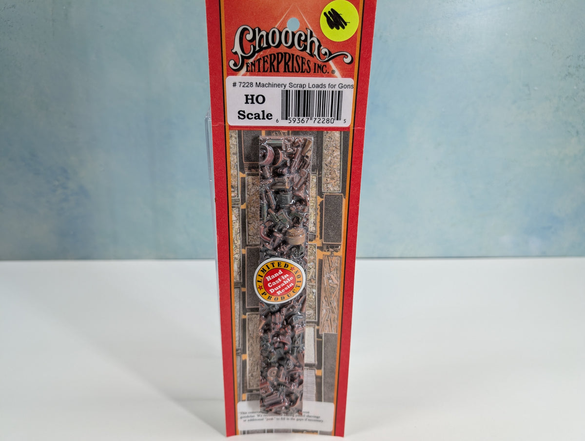 Chooch Enterprises Inc 7228 HO Scale Machinery Scrap Loads for Gondolas