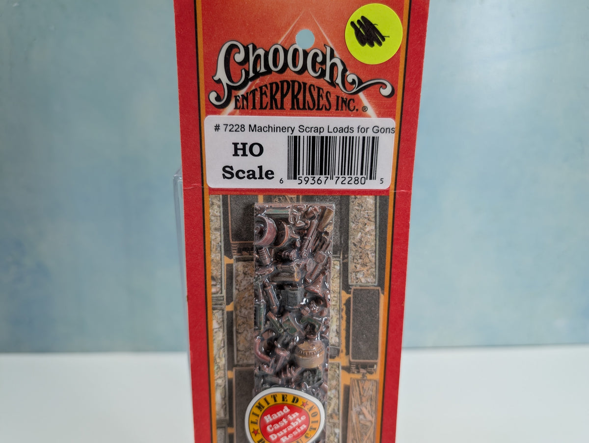 Chooch Enterprises Inc 7228 HO Scale Machinery Scrap Loads for Gondolas