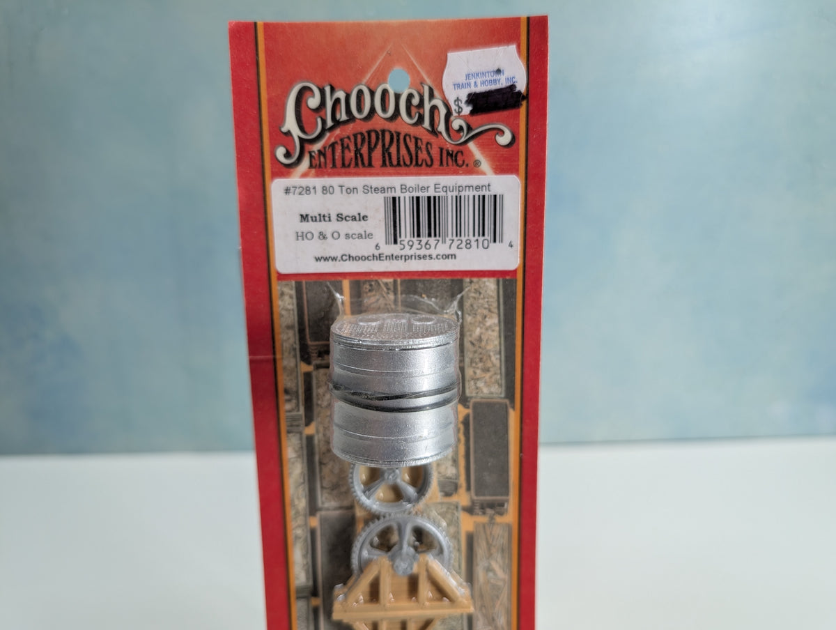 Chooch Enterprises Inc 7281 HO Scale 80 Ton Steam Boiler Equipment