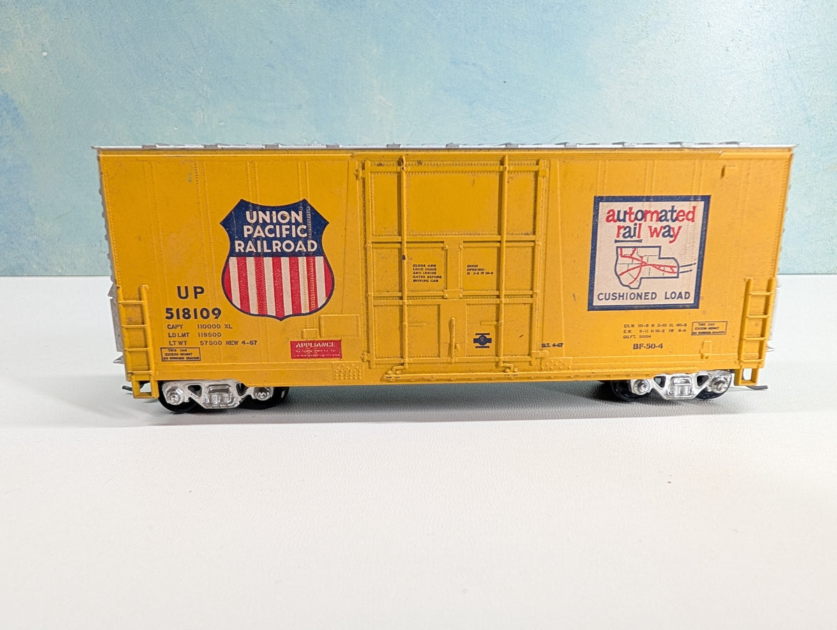 USED Athearn HO Scale 40' Hi-Cube Box Car Union Pacific UP #518109