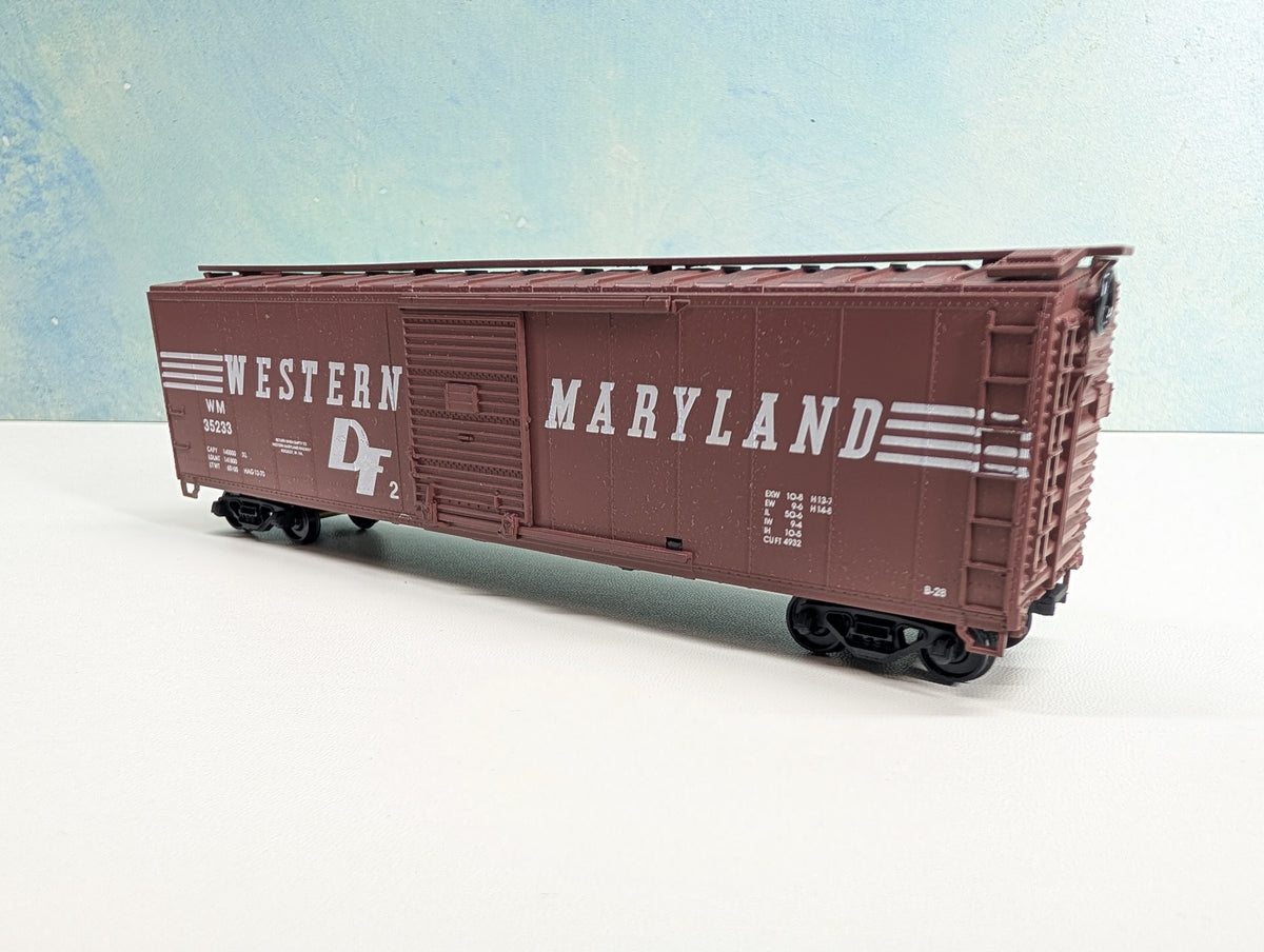 USED Athearn HO Scale 50' SD Box Car Western Maryland WM #35233 RailRunner Customer