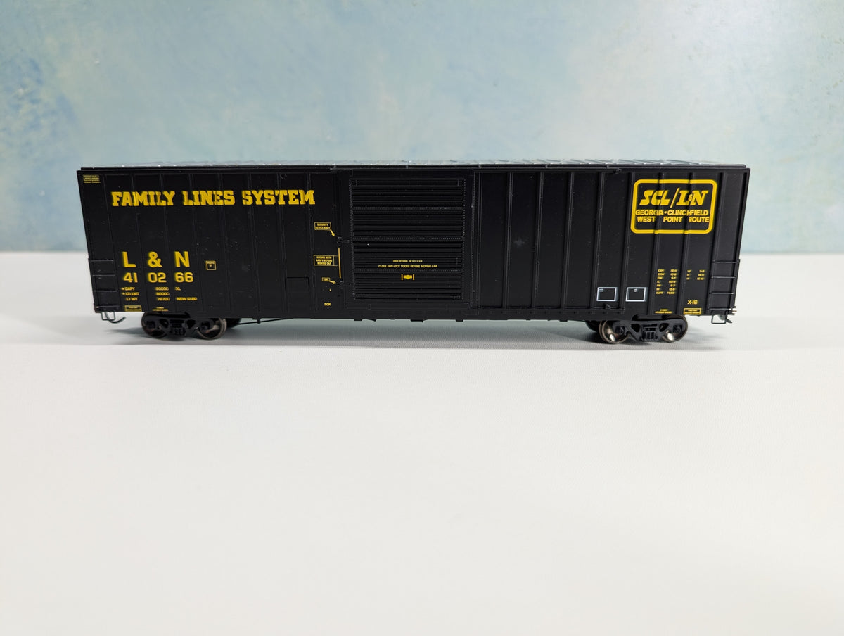 USED Athearn Genesis HO Scale 60' Hi-Cube Box Car Family Lines System L&N #410266
