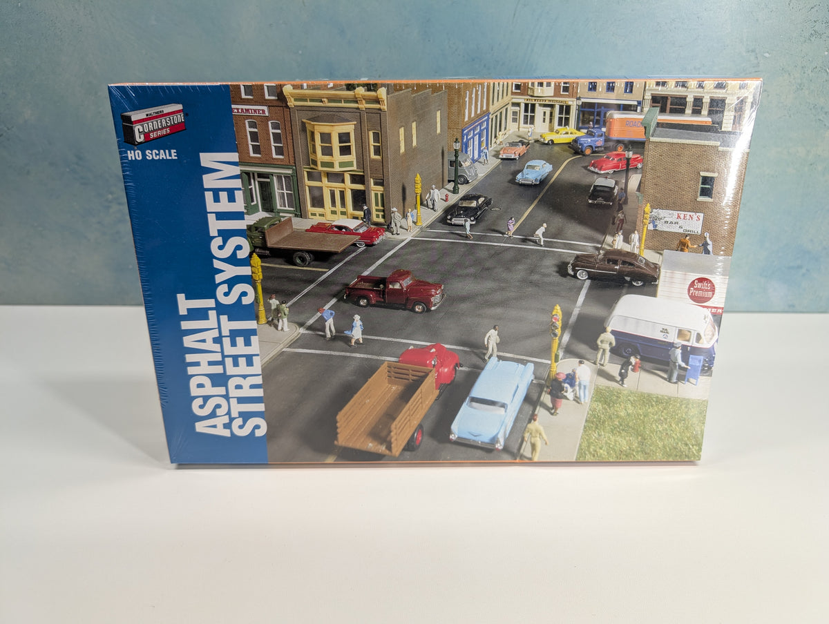 Walthers Cornerstone 933-3194 HO Scale Asphalt Street System Sealed KIT