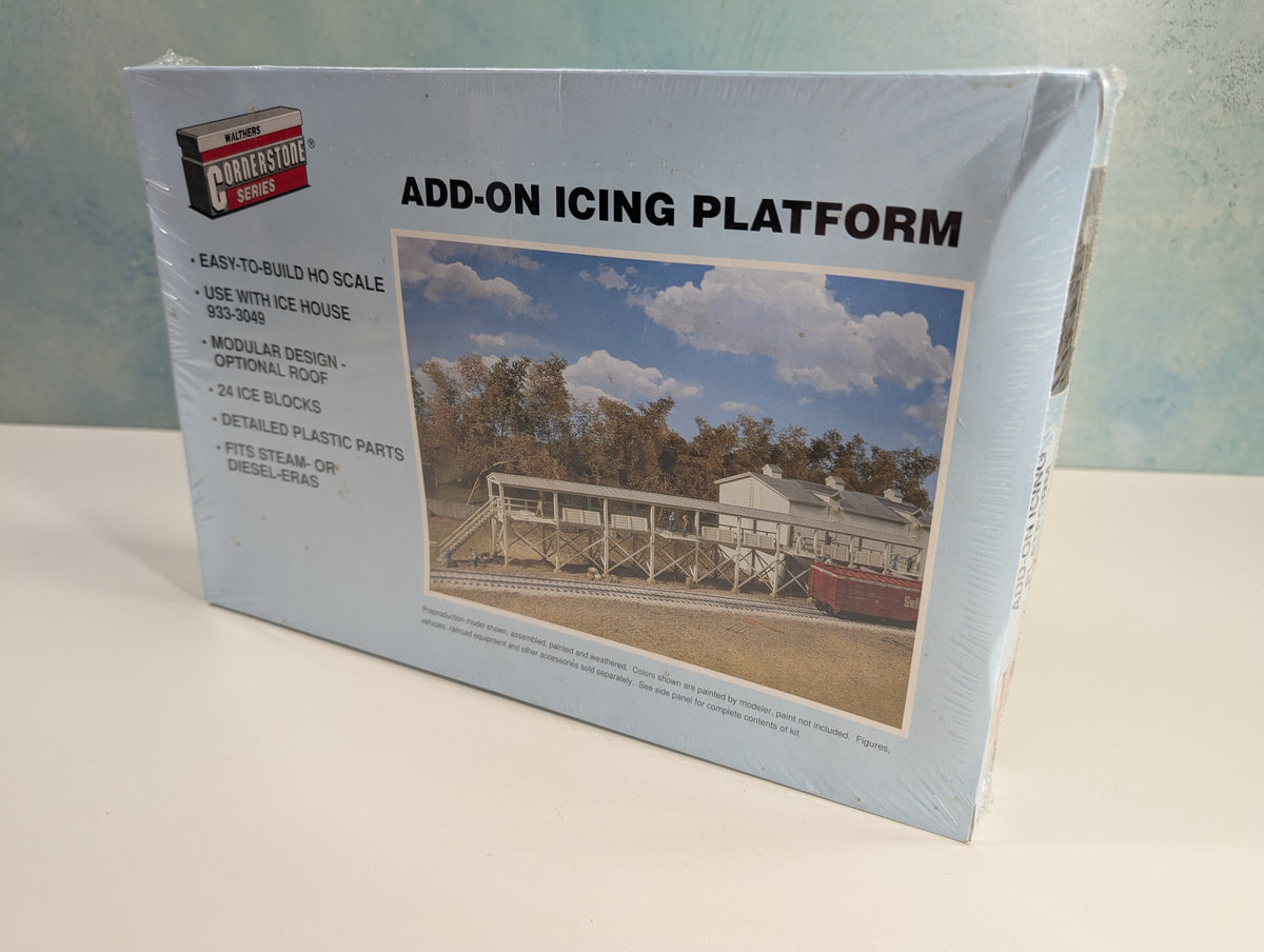 Walthers Cornerstone 933-3050 HO Scale Add-On Icing Platform (Retired) Sealed KIT