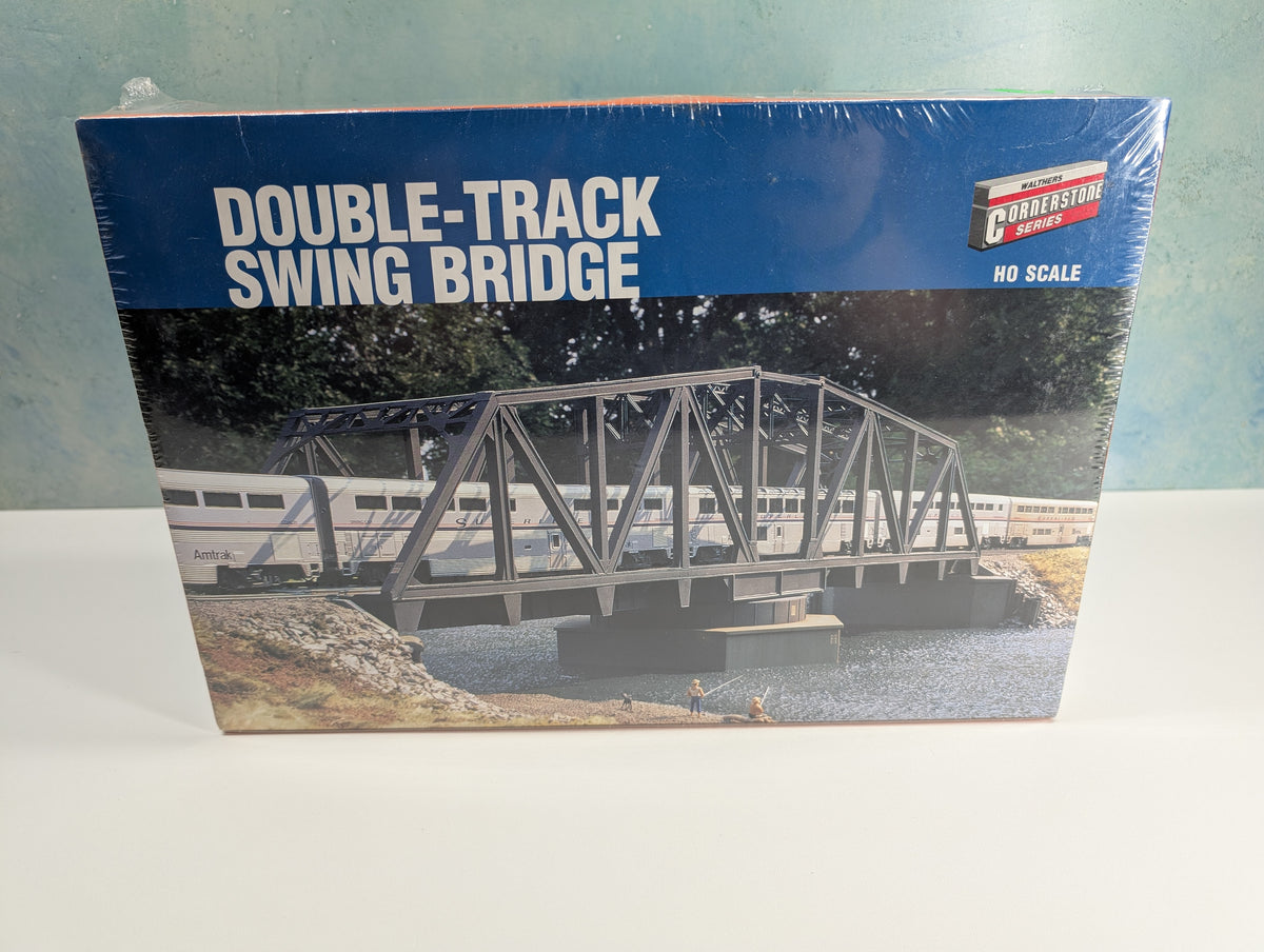 Walthers Cornerstone 933-3088 HO Scale Double-Track Swing Bridge (Retried) Sealed KIT