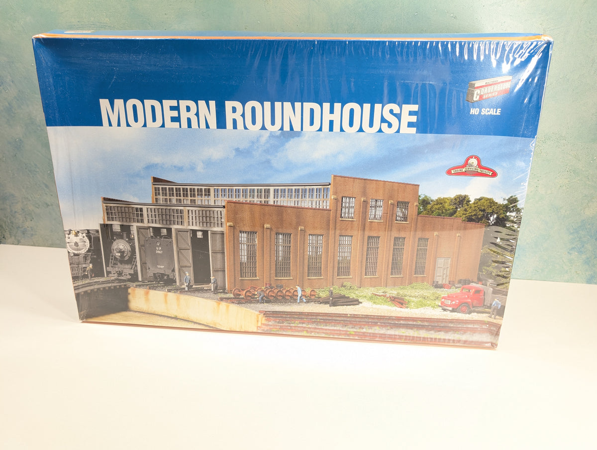 Walthers Cornerstone 933-2900 HO Scale 3-Stall Modern Roundhouse Sealed KIT