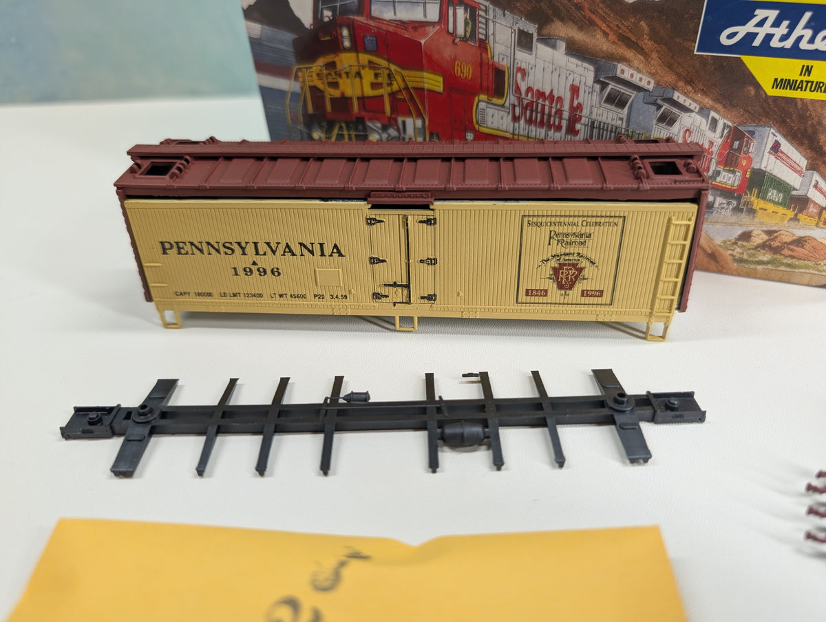 Athearn HO Scale 40' Reefer Pennsylvania #1996 Sesquicentinnial 150 Years KIT