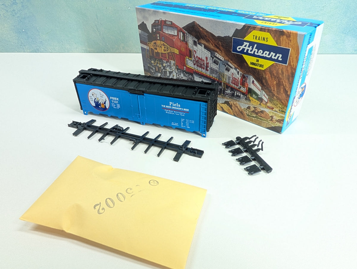 Athearn HO Scale 40' Steel Ice Bunker Reefer "Show Me Model Railroad Co" Piels, The Beer Drinker's Beer PBBX #1131 KIT