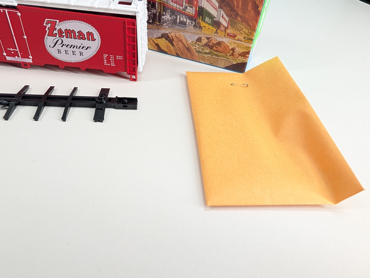 Athearn HO Scale 40' Steel Beer Reefer Zeman Premier Beer MILW #5973 Greenway Products Custom KIT