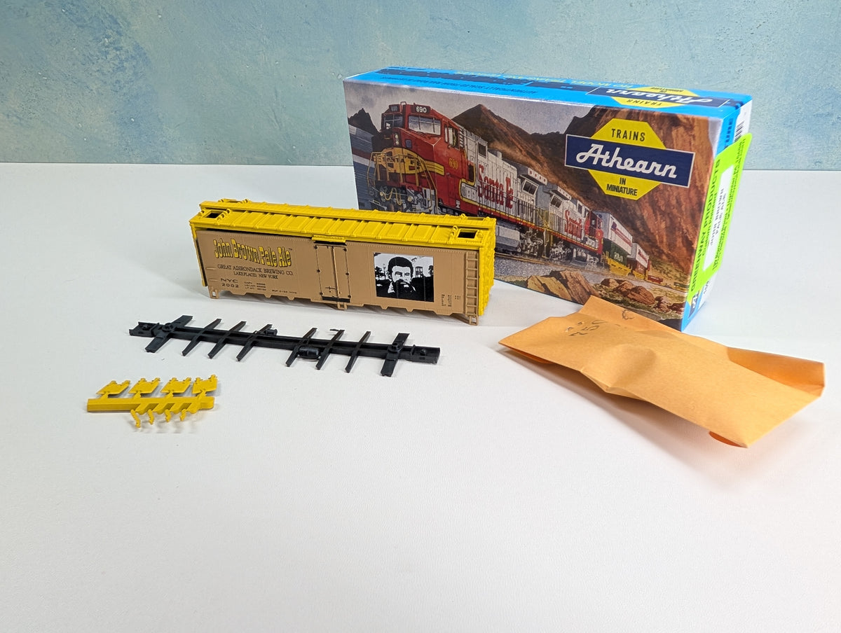 Athearn HO Scale 40' Steel Beer Reefer John Brown Pale Ale NYC #2002 Greenway Products Custom KIT