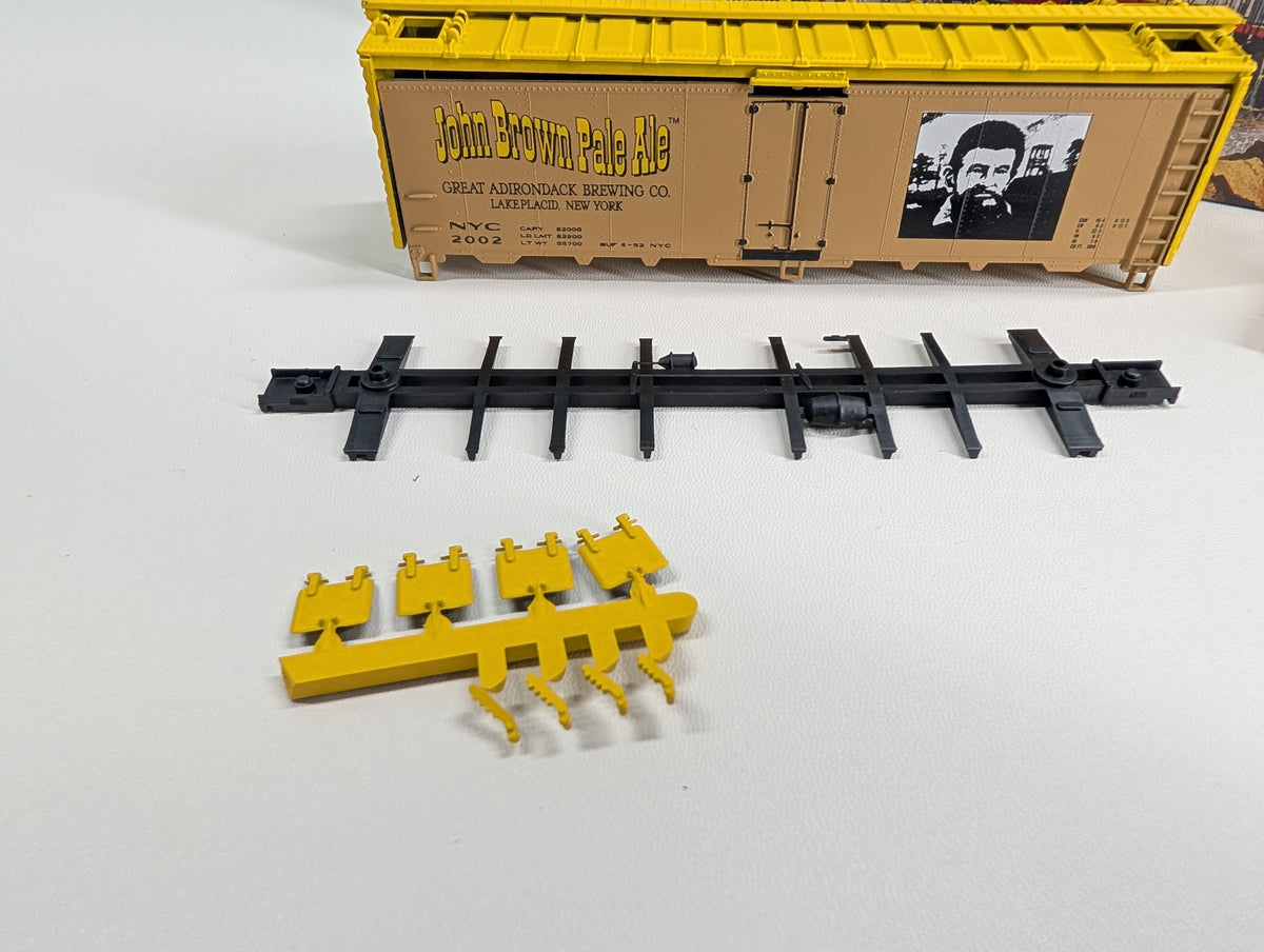Athearn HO Scale 40' Steel Beer Reefer John Brown Pale Ale NYC #2002 Greenway Products Custom KIT